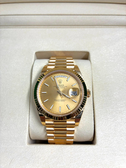 Rolex Day-Date 40 228238 Champagne Index