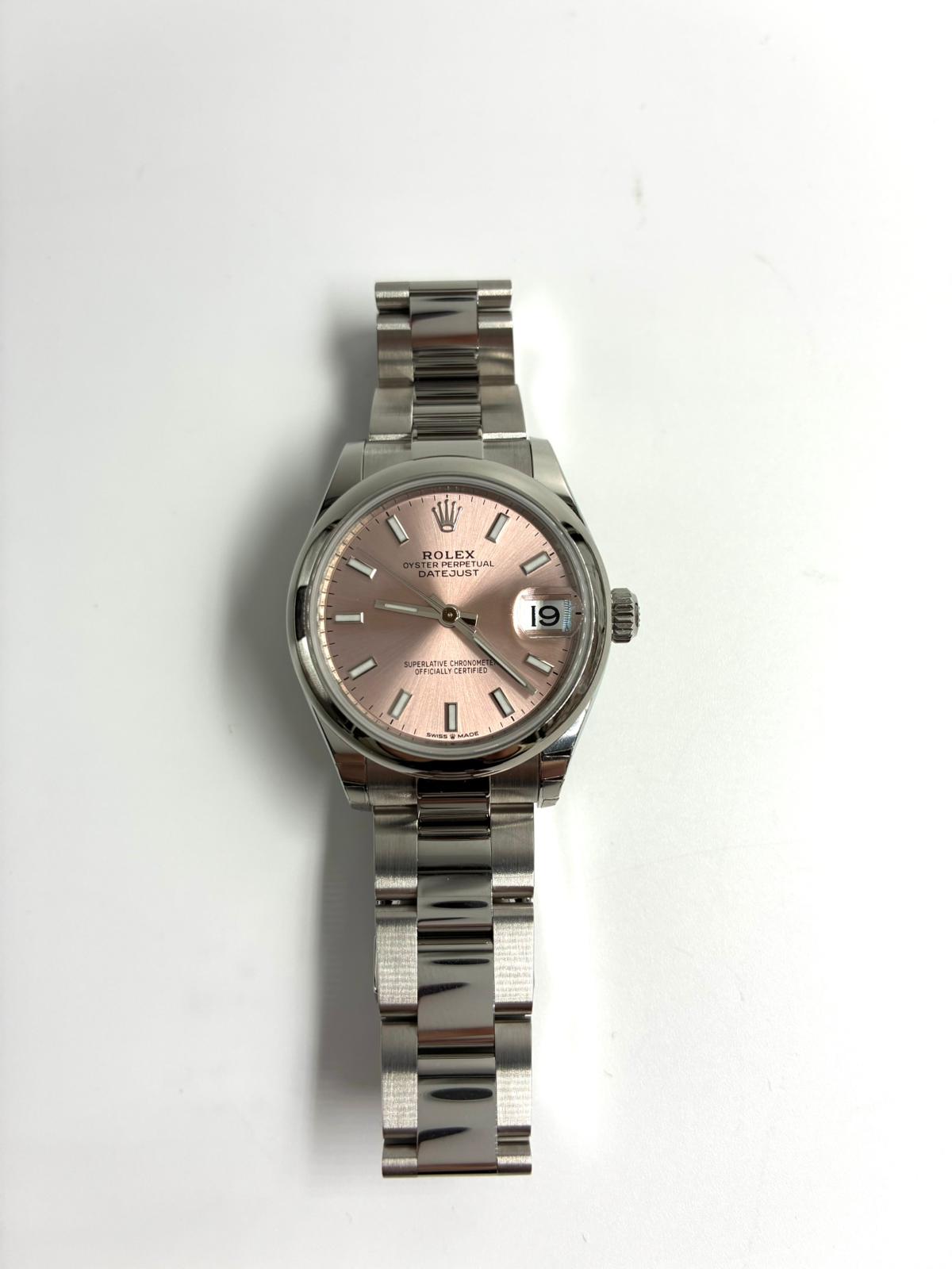 Rolex Datejust 31 278240 Pink Index Oyster