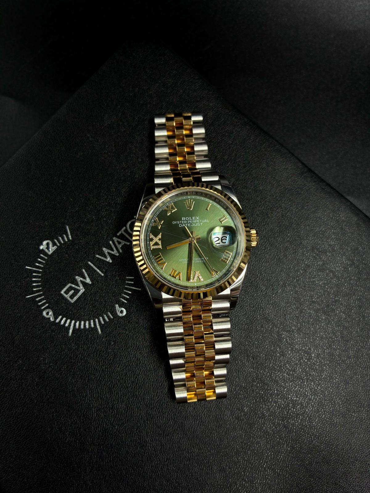 Rolex Datejust 36 126233 Green VIIX Jubilee 2025