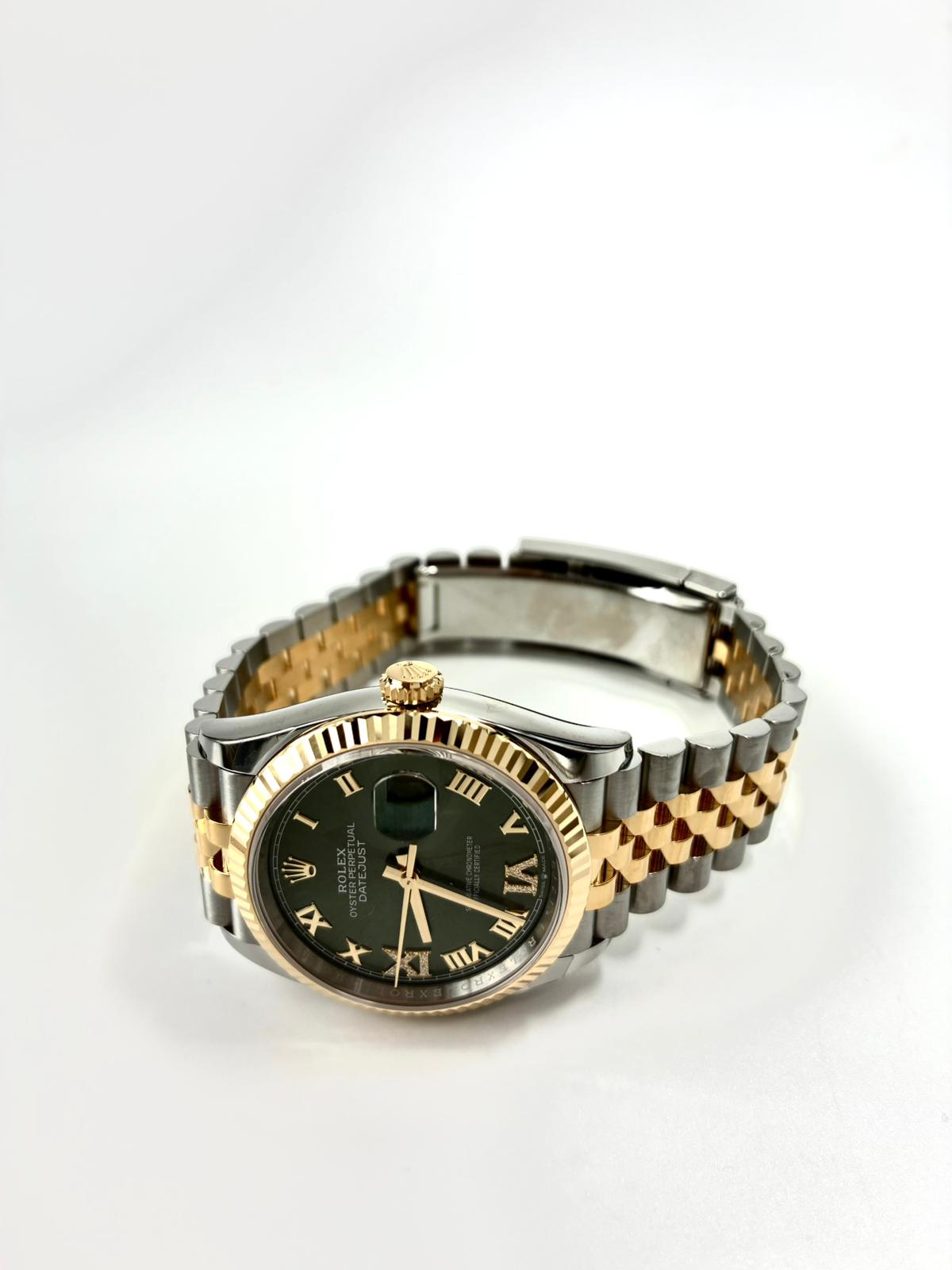 Rolex Datejust 36 126233 Green VIIX Jubilee 2025 – EW Watches