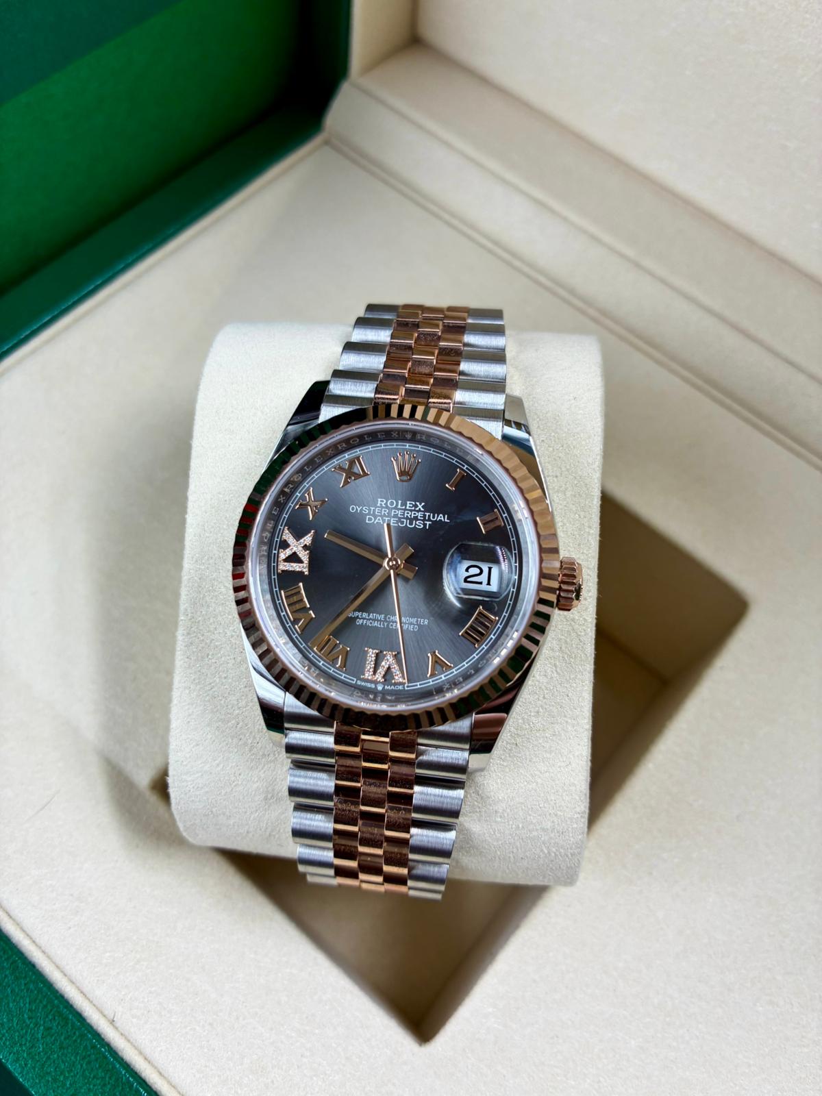 Rolex Datejust 36 126231 Grey VIIX Roman Jubilee 2026