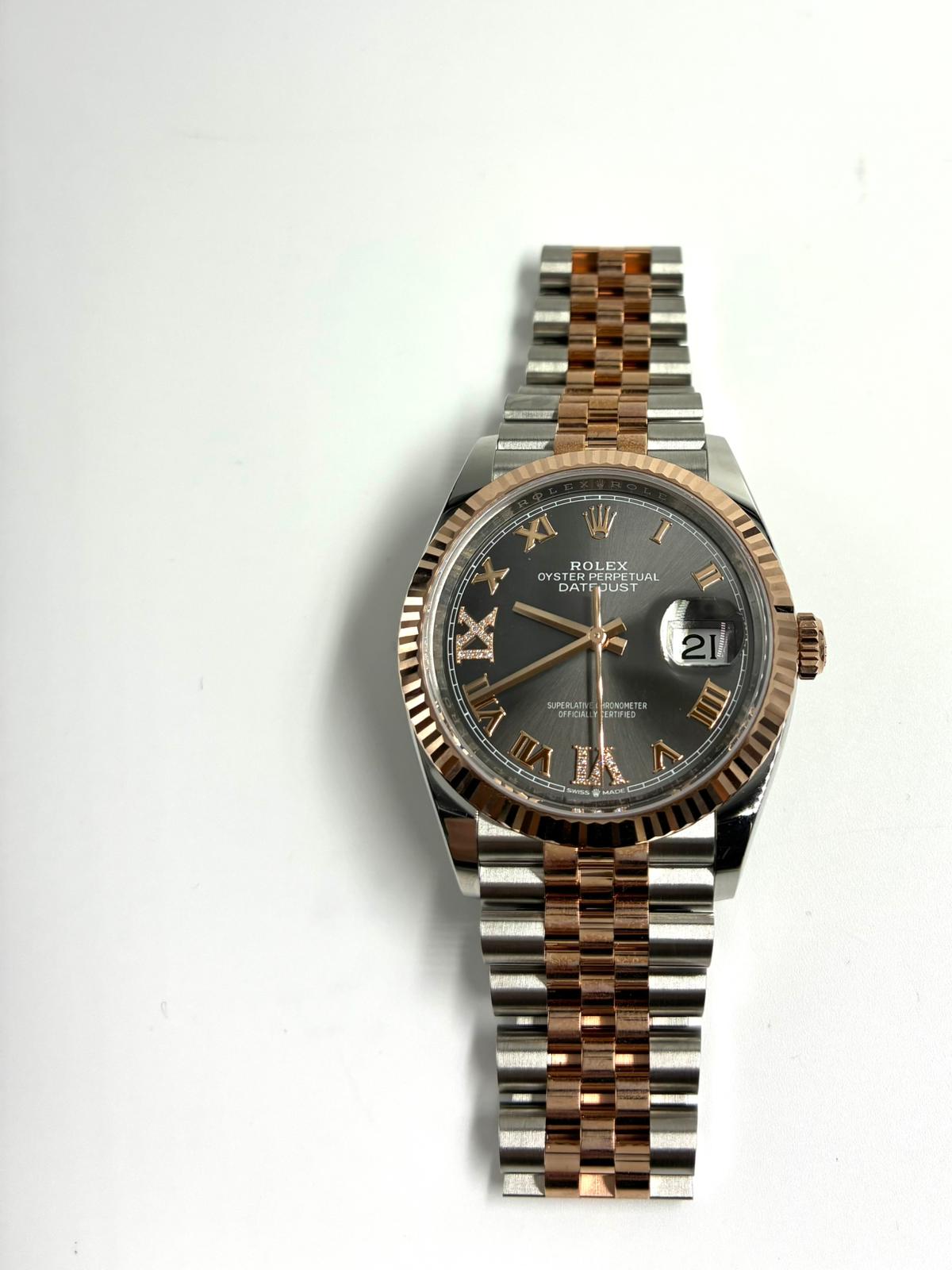 Rolex Datejust 36 126231 Grey VIIX Roman Jubilee 2026