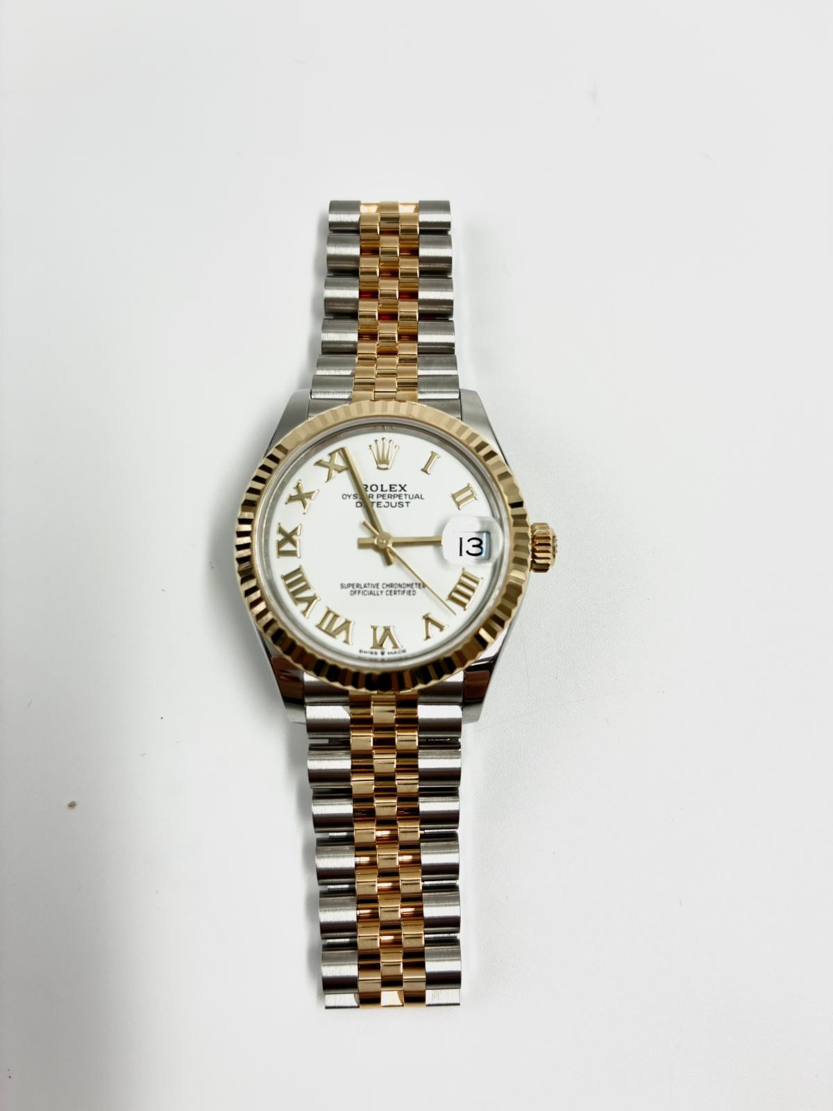 Rolex Datejust 31 278273 White Roman Jubilee 2025