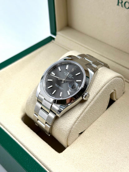 Rolex Datejust 41 126300 Black Index Oyster 2025