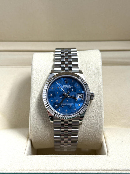 Rolex Datejust 31 278274 Blue Floral Jubilee 2025