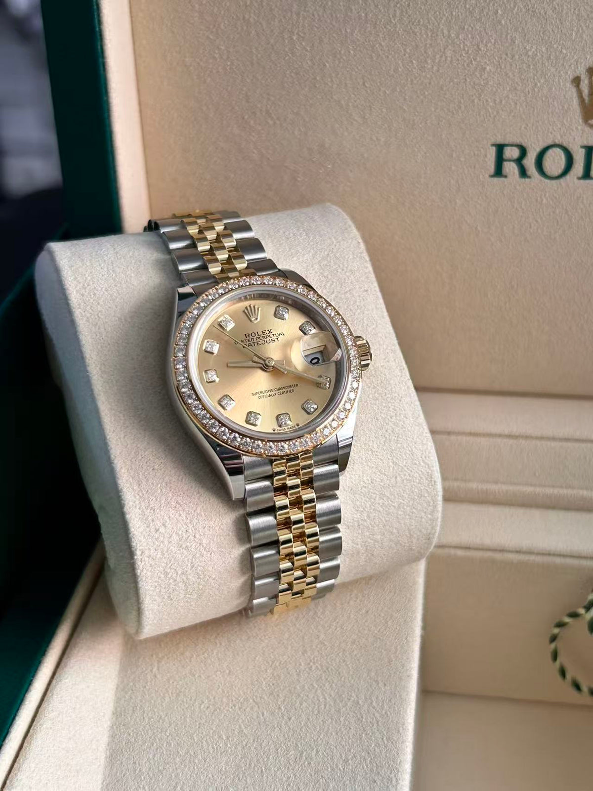 Rolex Lady-Datejust 28 m279383RBR-0011 G Champagne Jubilee 2026