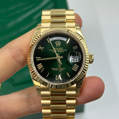 Rolex Day-Date 36 128238 Green Roman Ombre 2026