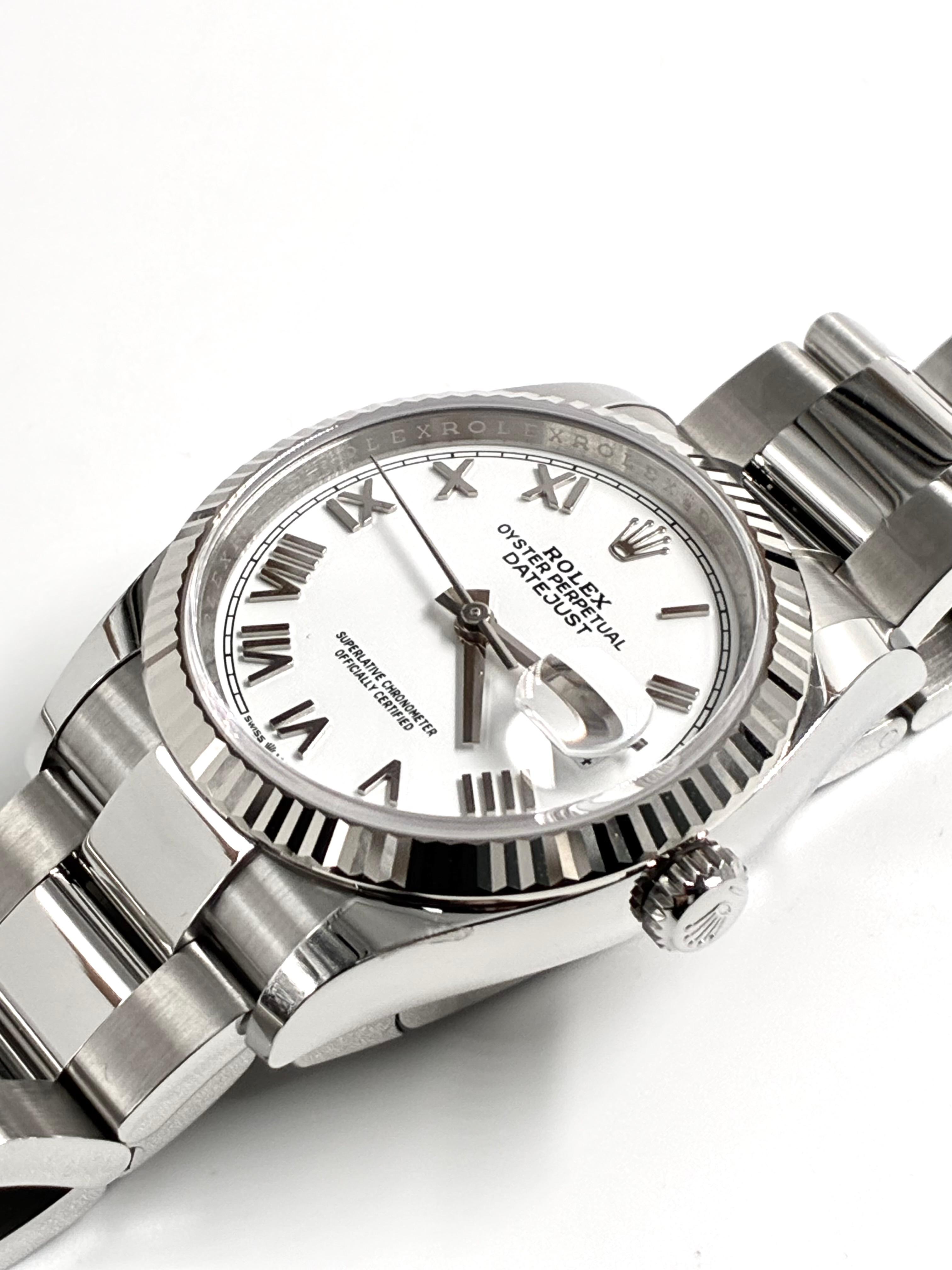 Rolex Datejust 36 126234 White Roman Oyster 2026