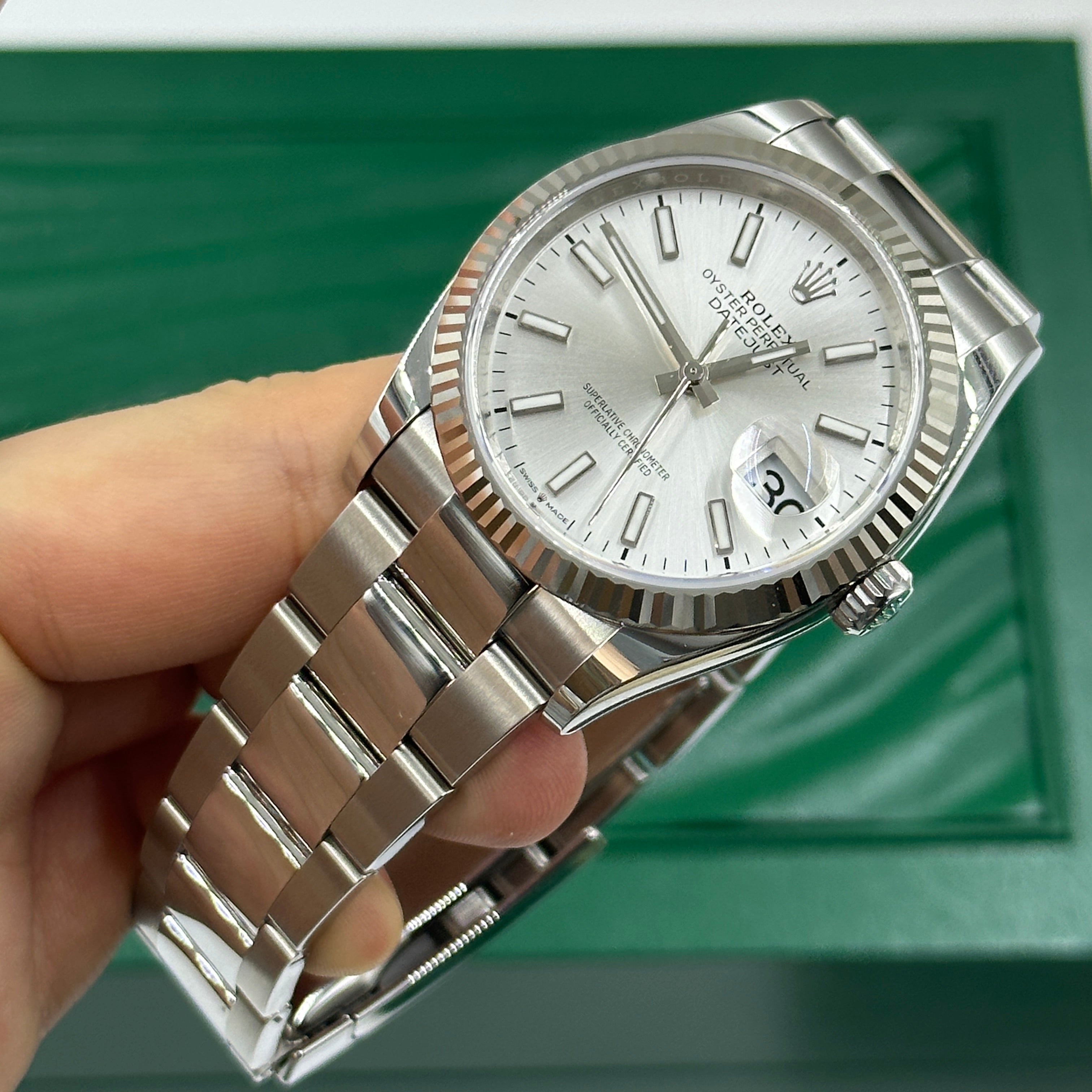 Rolex Datejust 36 126234 Silver Index Oyster 2026