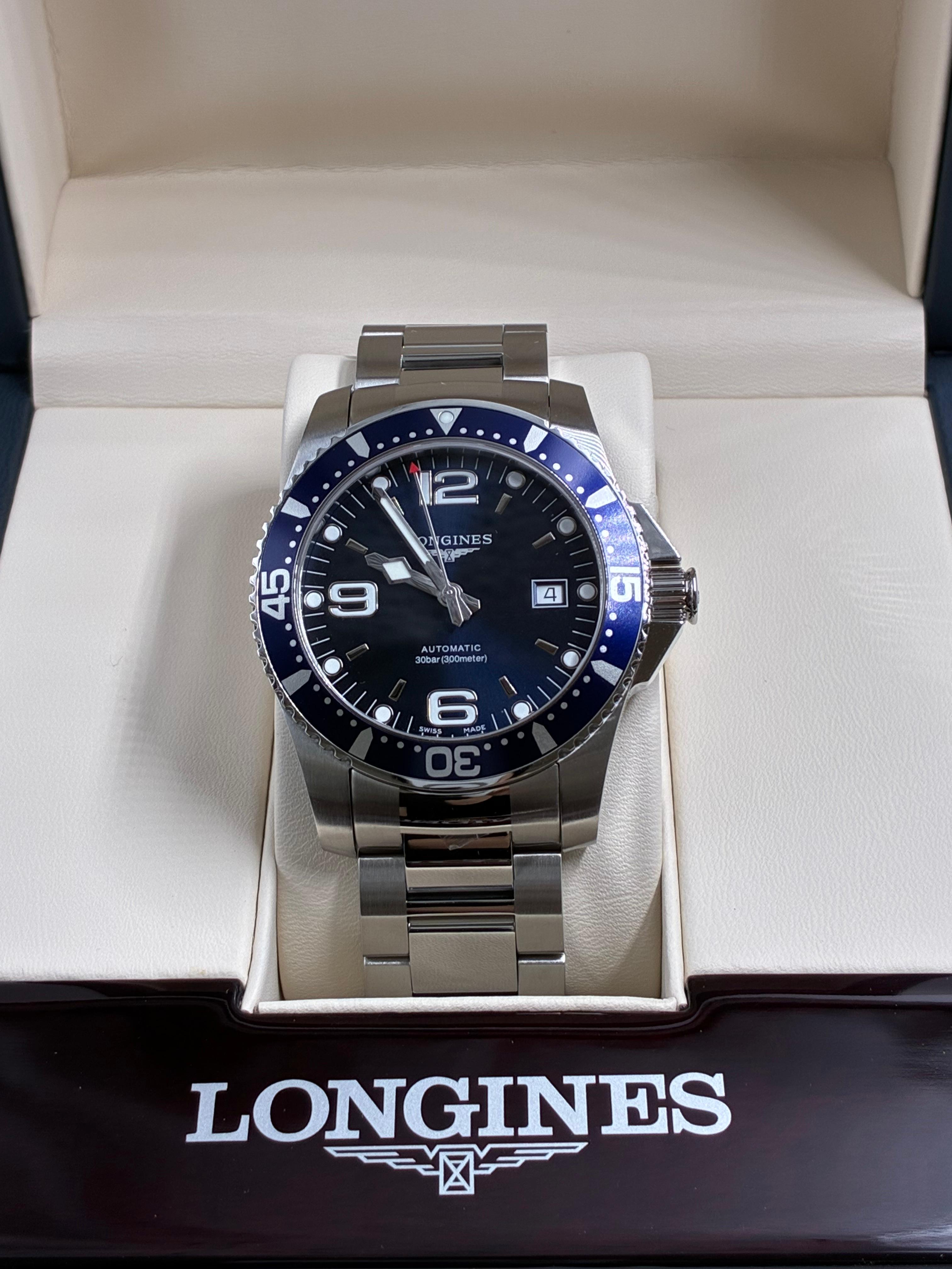 Longines Automatic Hydroconquest Blue L3.742.4.96.6