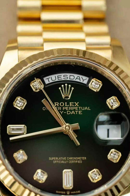 Rolex Day-Date 36 128238 Green 2020 Full Set