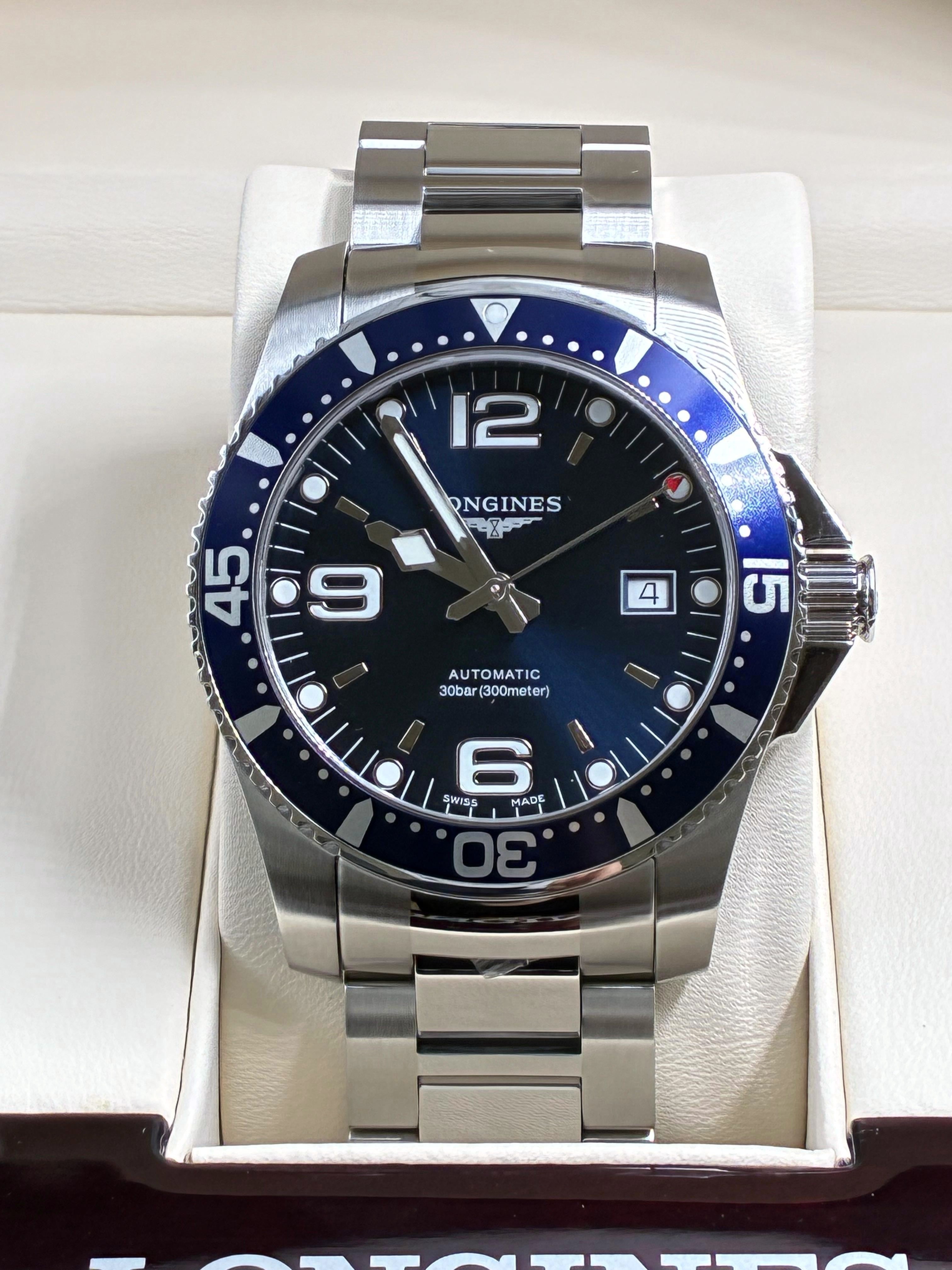 Longines Automatic Hydroconquest Blue L3.742.4.96.6