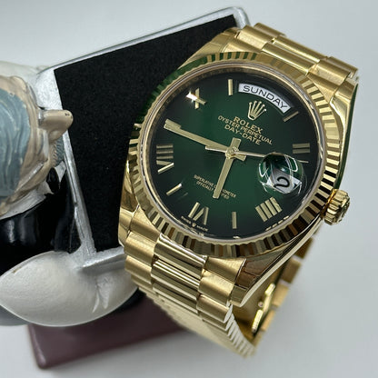 Rolex Day-Date 36 128238 Green Roman Ombre 2024