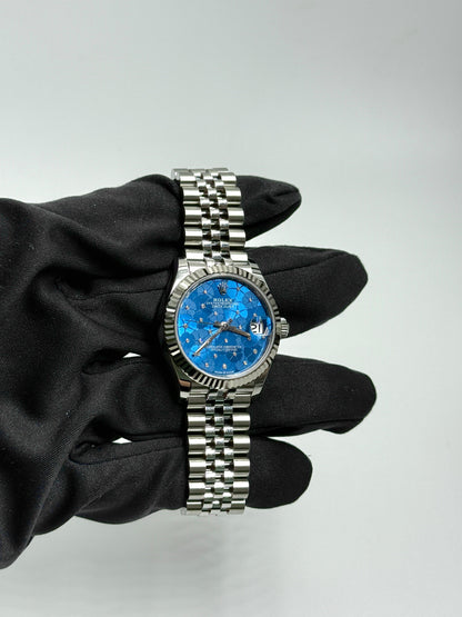 Rolex Datejust 31 278274 Blue Floral Jubilee 2025