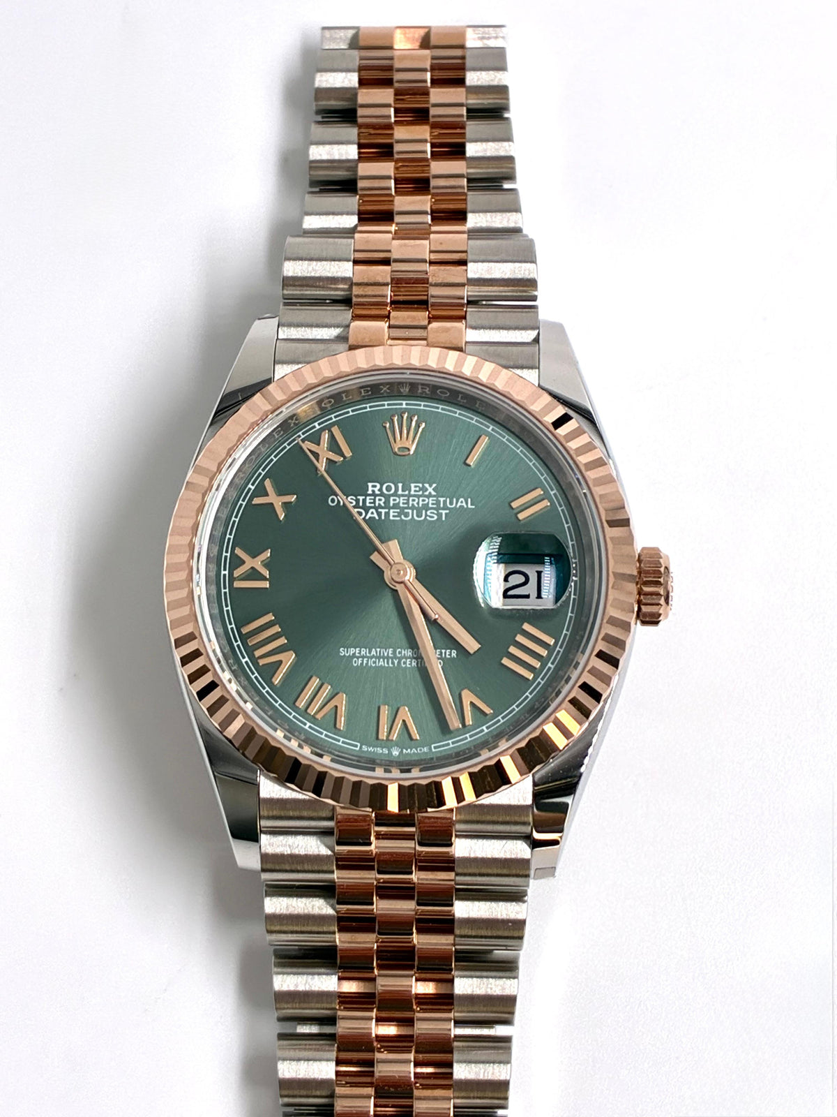 Rolex Datejust 36 126231 New Green Roman Jubilee 2026
