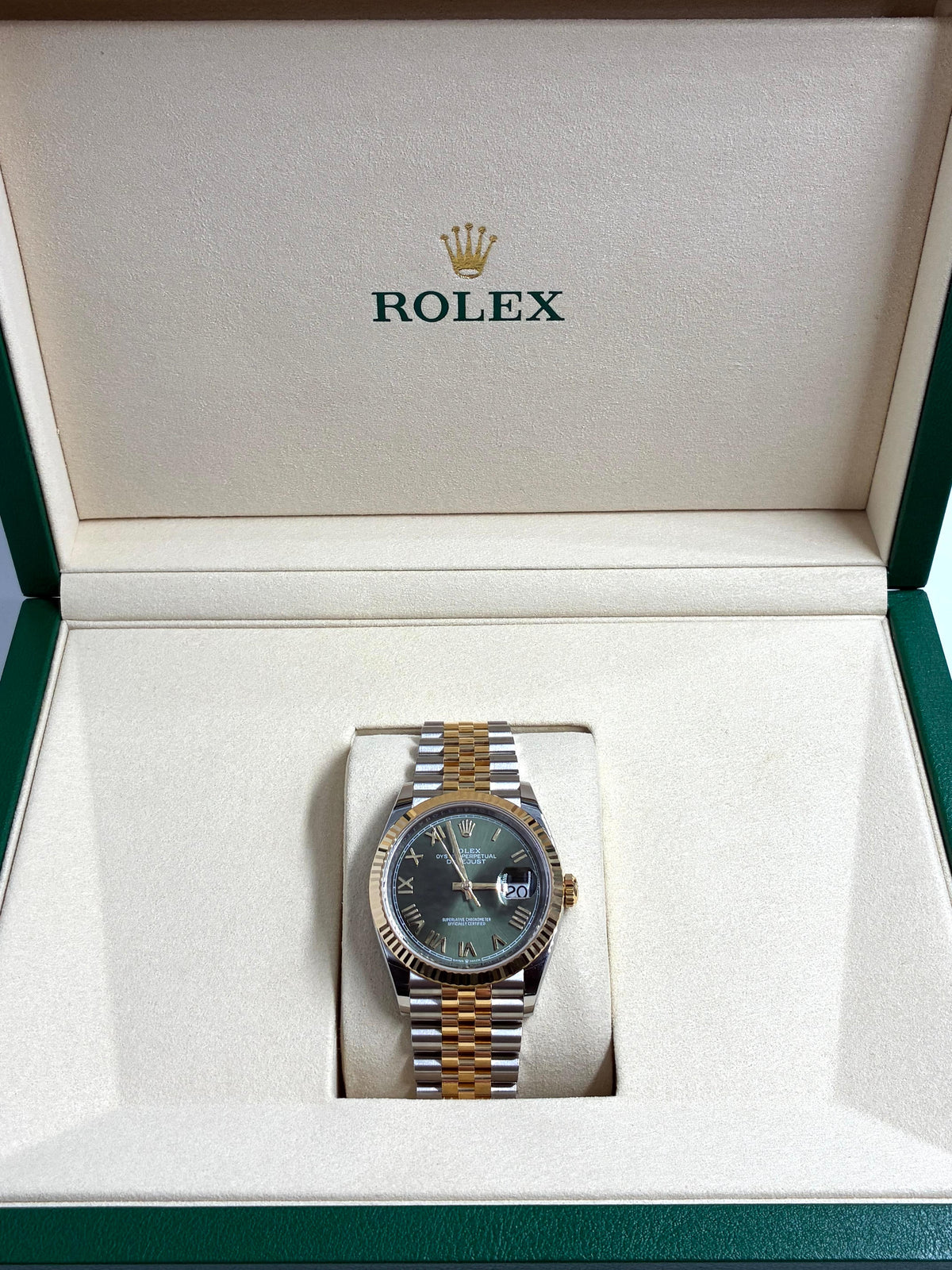 Rolex Datejust 36 126233 NEW GREEN ROMAN JUB 2026