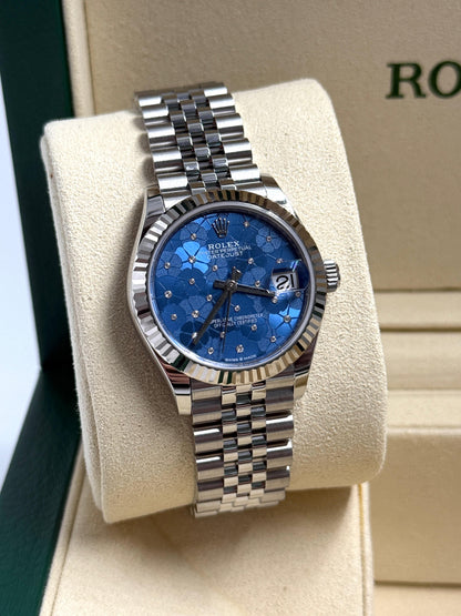 Rolex Datejust 31 278274 Blue Floral Jubilee 2025