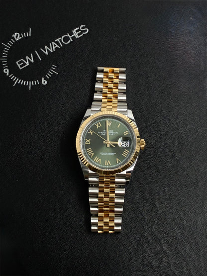 Rolex Datejust 36 126233 NEW GREEN ROMAN JUB 2026