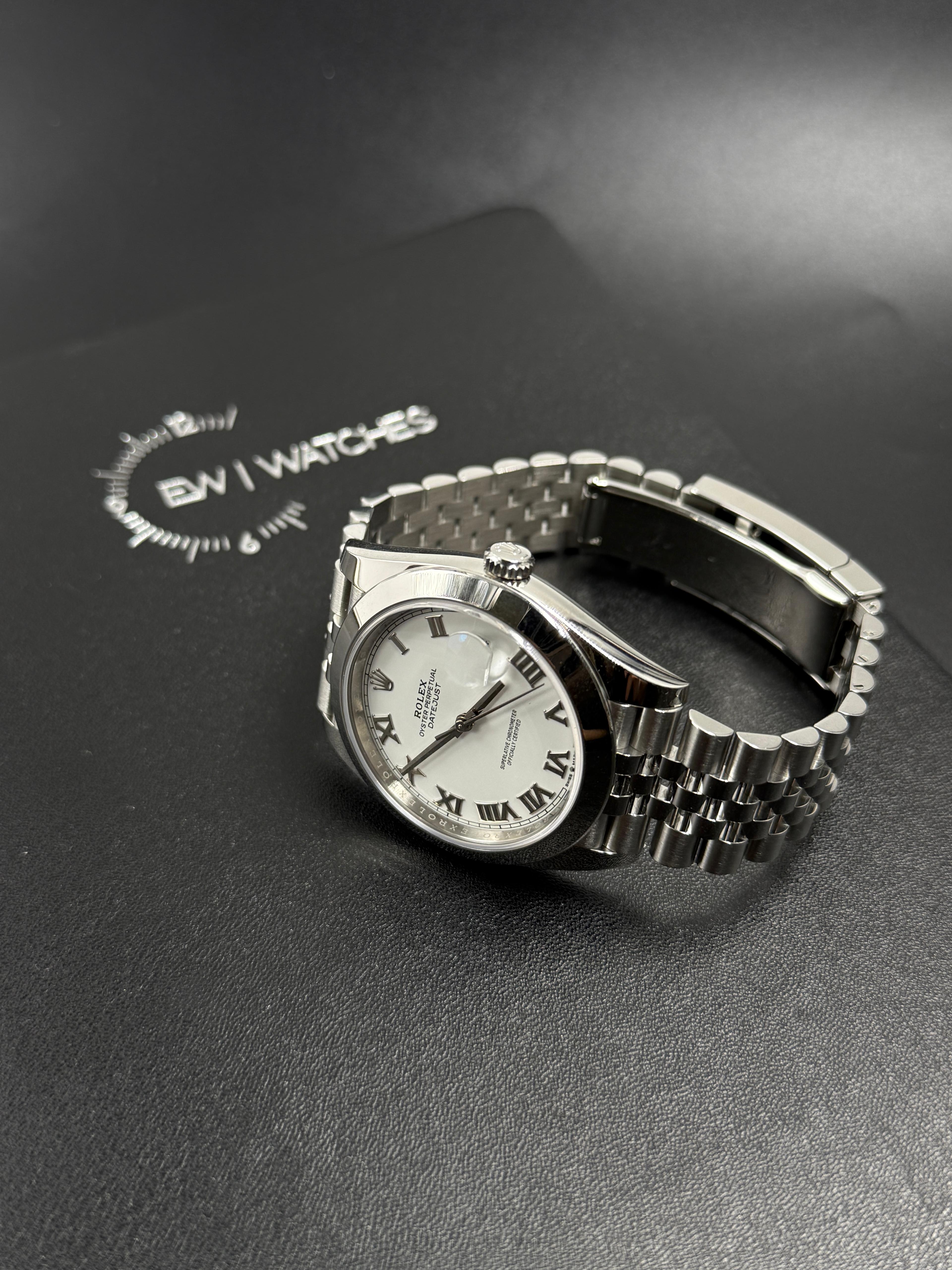 Rolex Datejust 41 126300 White Roman Jubilee 2024