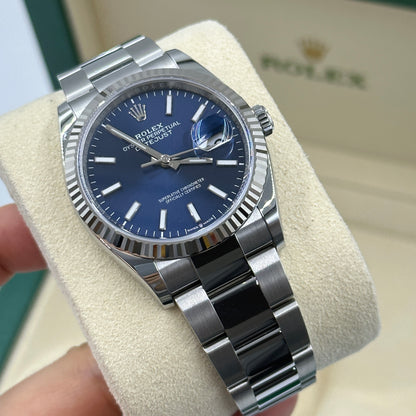 Rolex Datejust 36 126234 Blue Index Oyster 2025