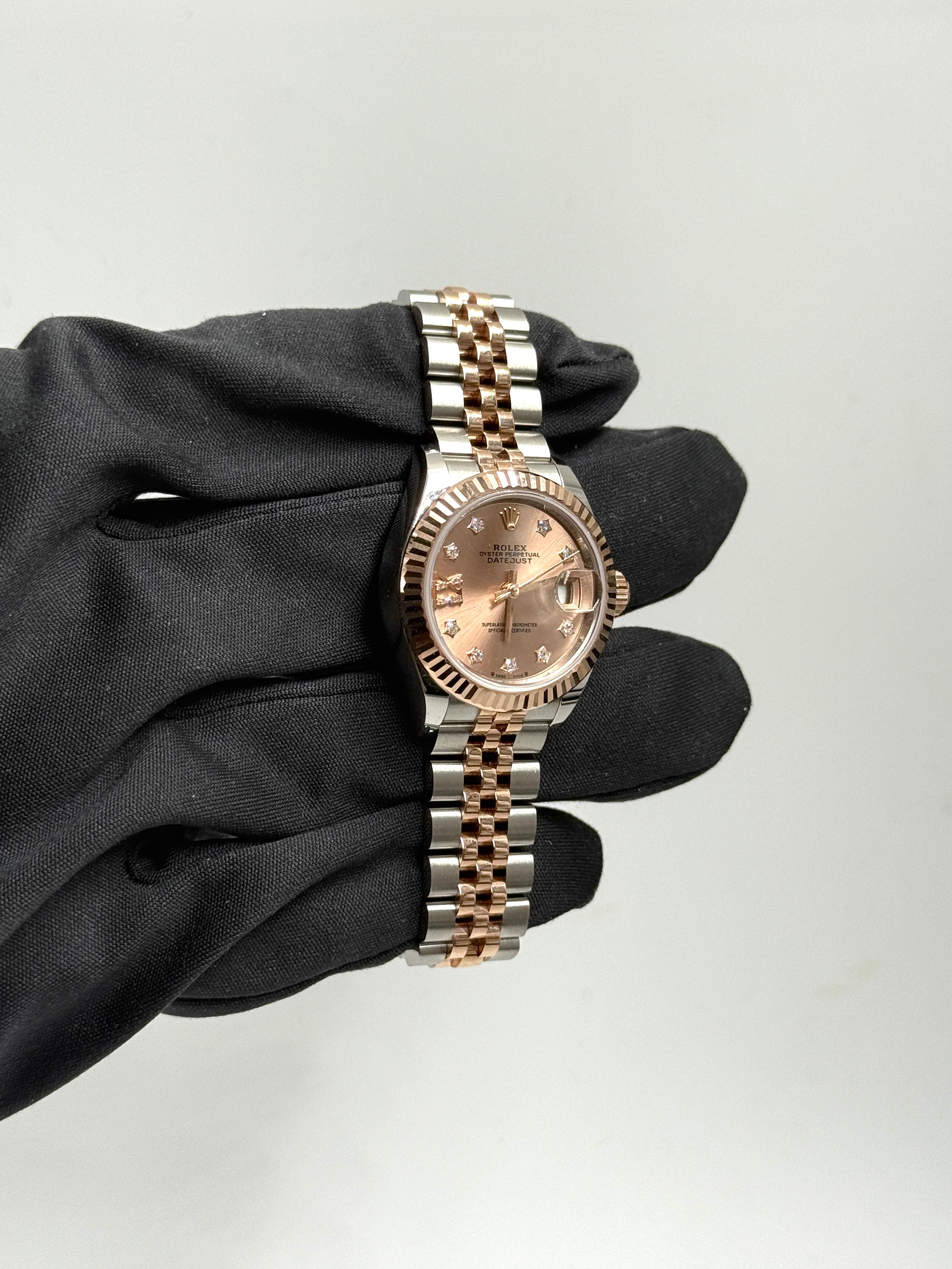 ROLEX  Lady-Datejust 28MM 279171G ROSE STAR  JUB