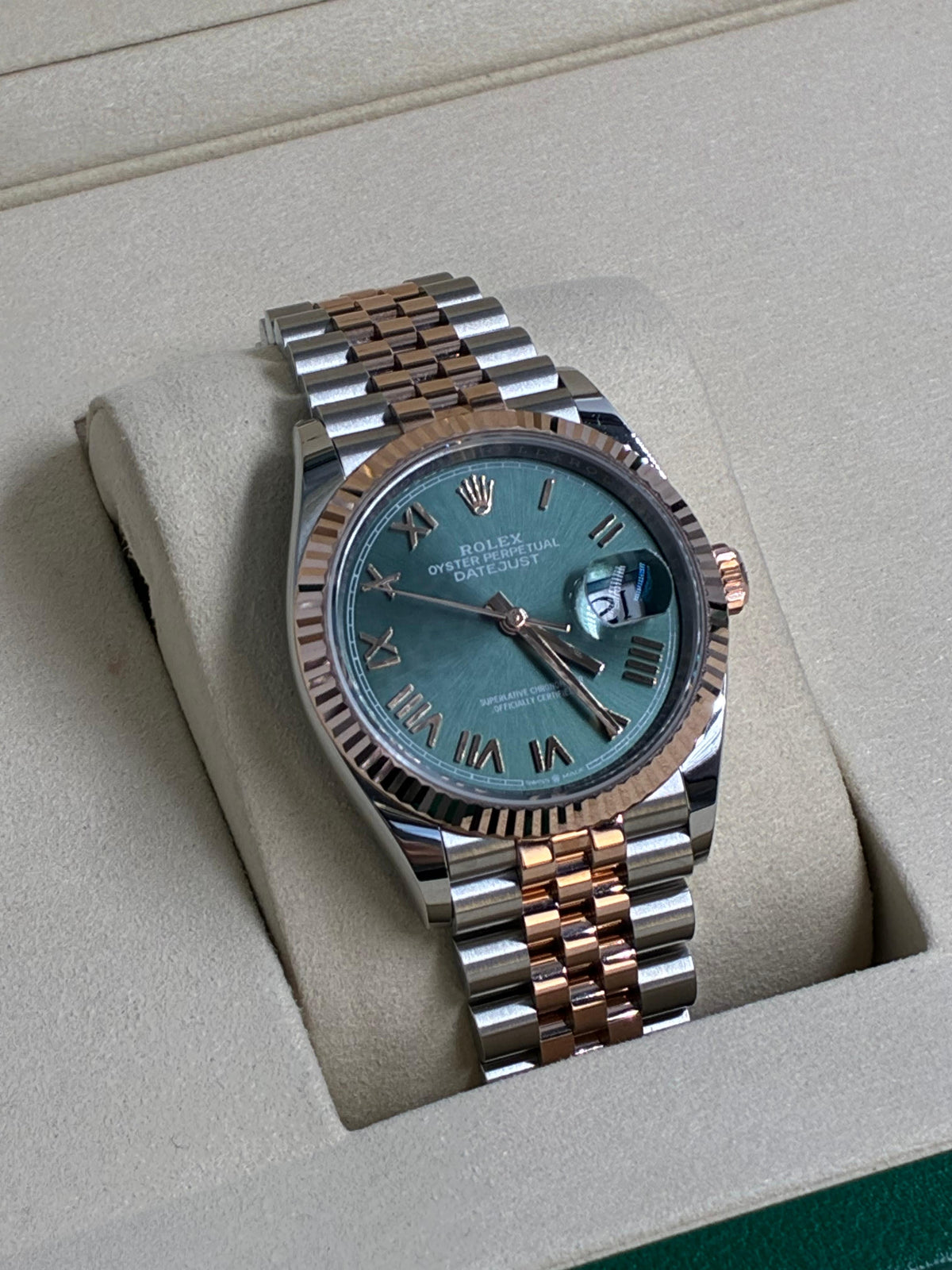 Rolex Datejust 36 126231 New Green Roman Jubilee 2026