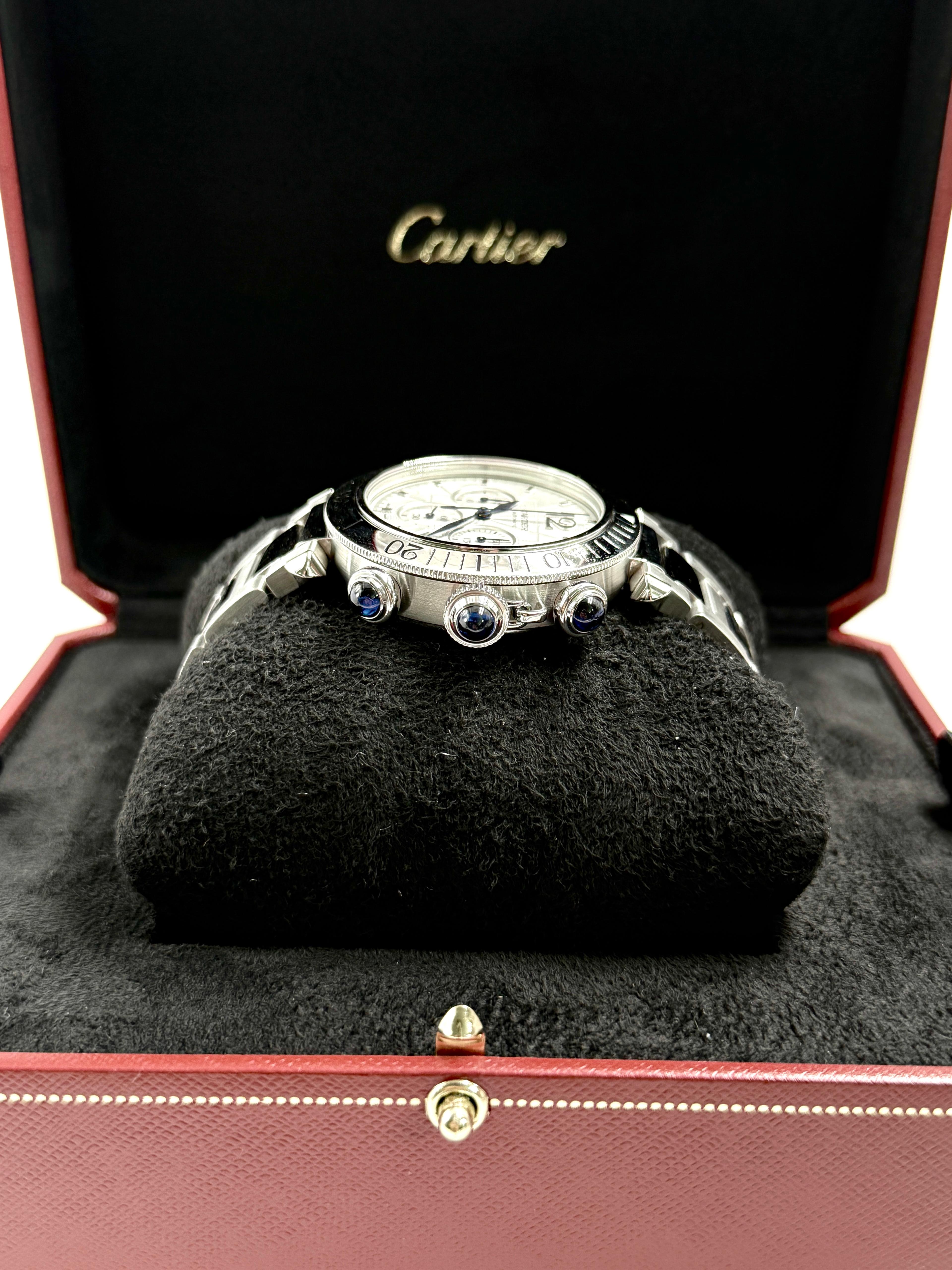 Cartier Pasha Chronograph Watch 41mm WSPA0018