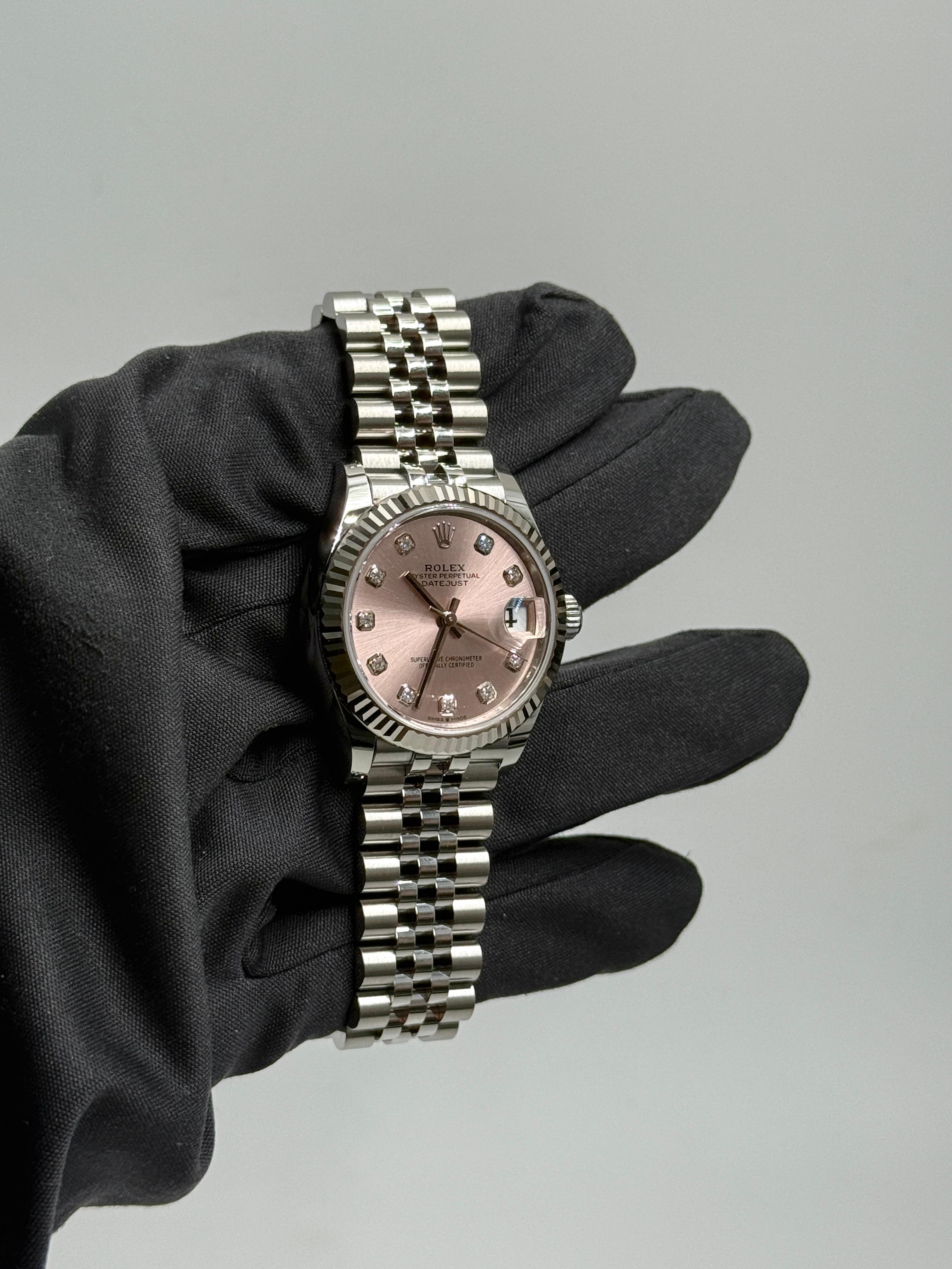 Rolex Datejust 31mm 278274G Pink Index JUB