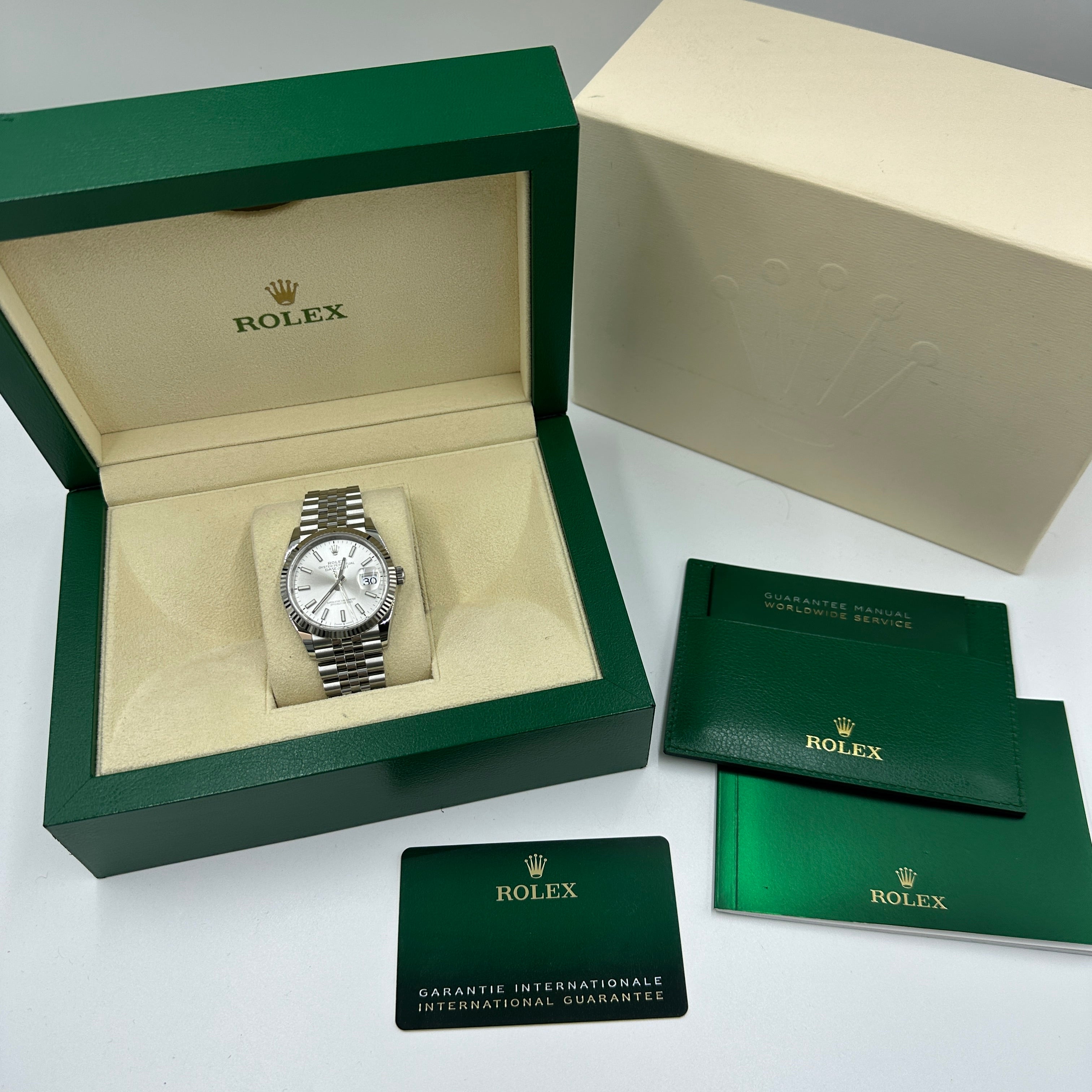Rolex Datejust 36 126234 Silver Index Jubilee 2025