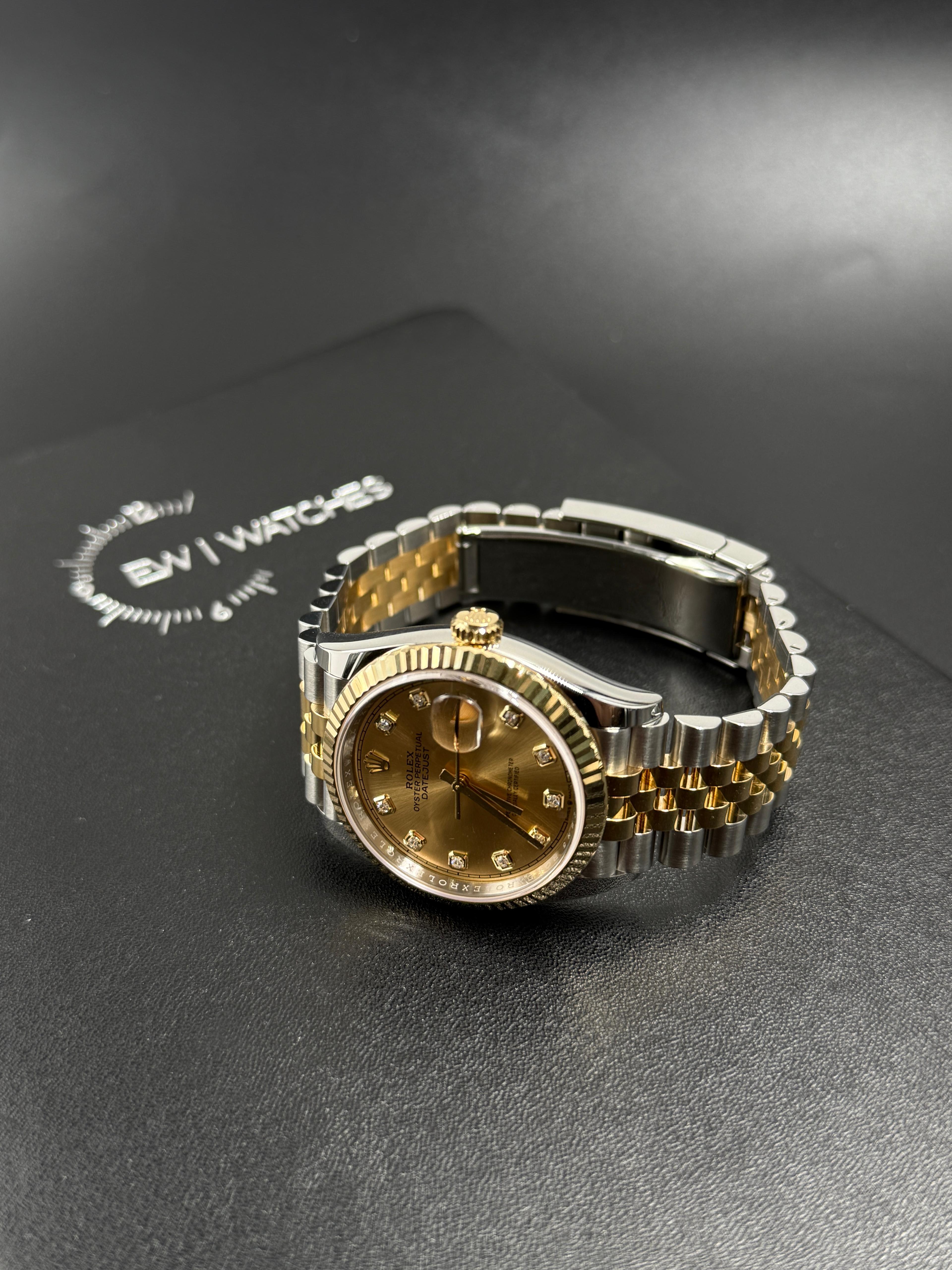 Rolex Datejust 36 126233G Champ Jubilee 2025