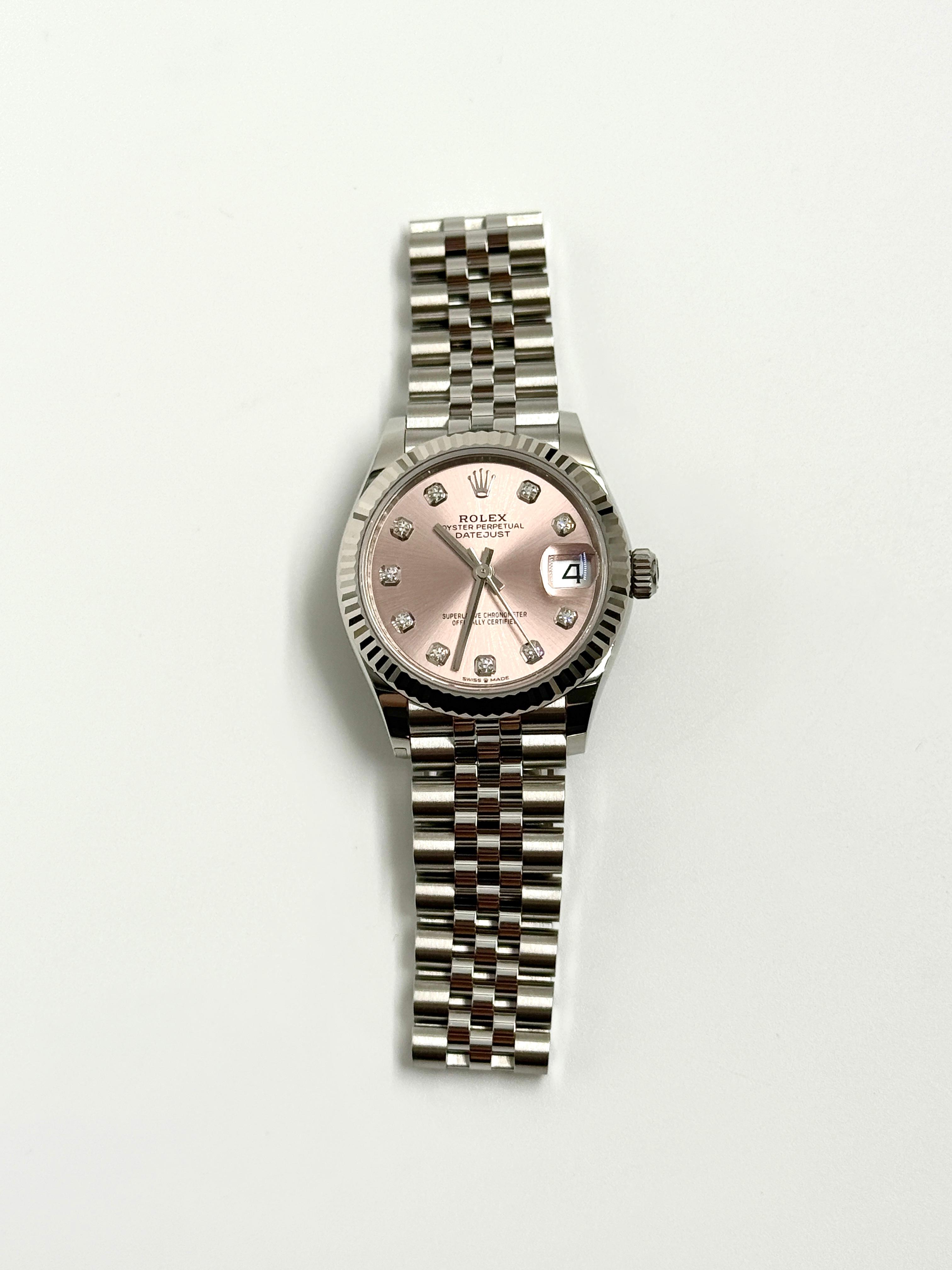 Rolex Datejust 31mm 278274G Pink Index JUB