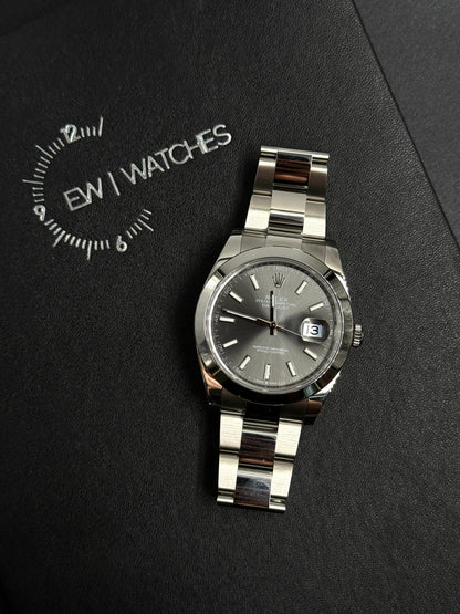 Rolex Datejust 41 126300 Black Index Oyster 2025