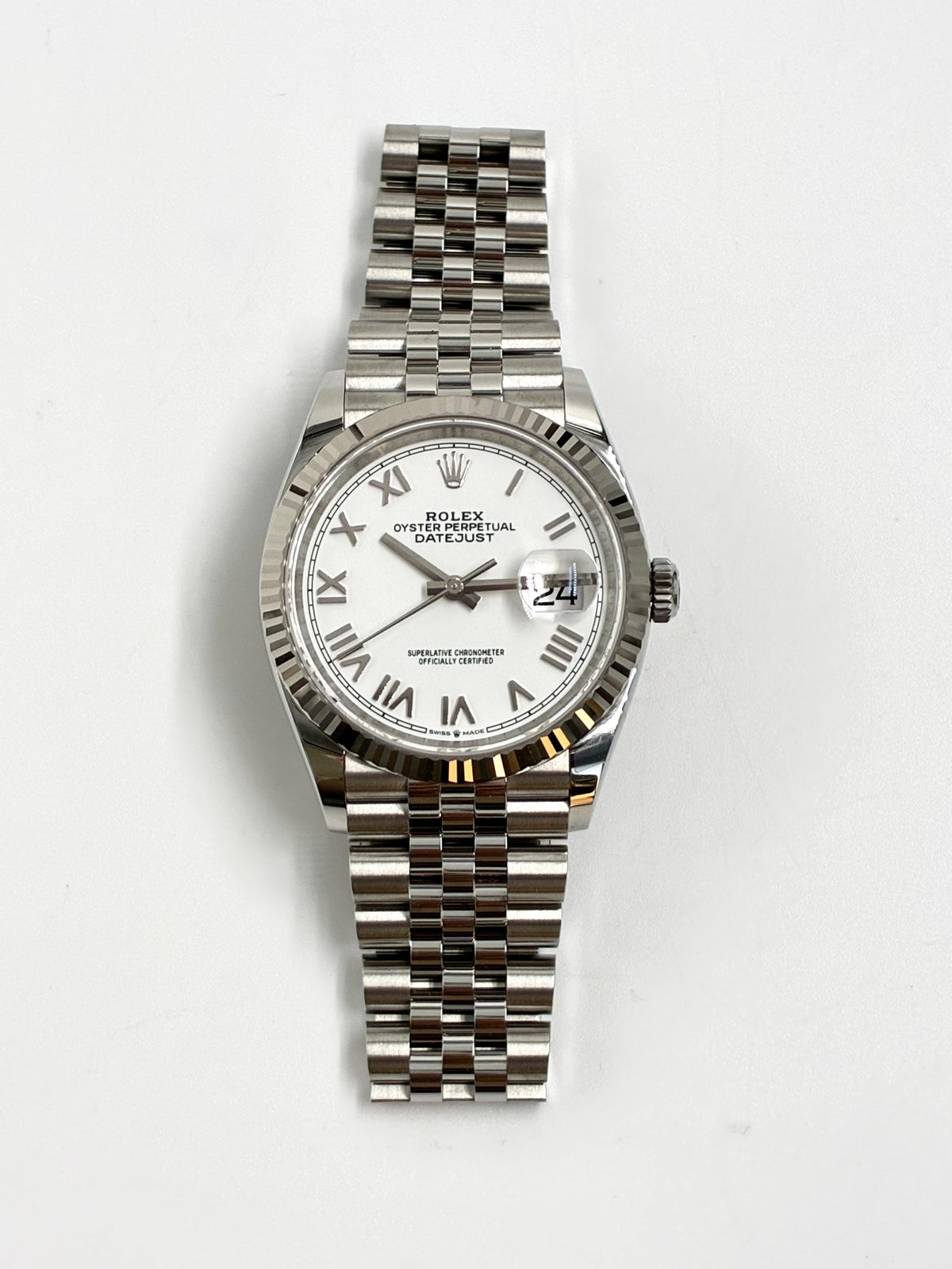 Rolex Datejust 36 126234 White Roman Jubilee 2026