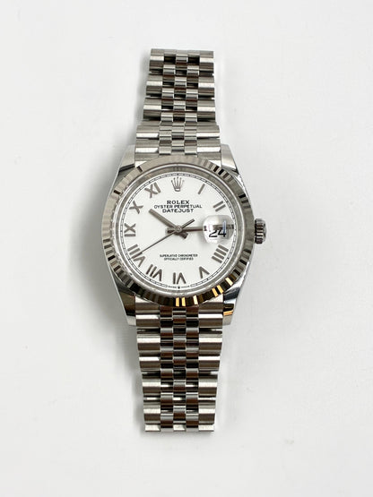 Rolex Datejust 36 126234 White Roman Jubilee 2026