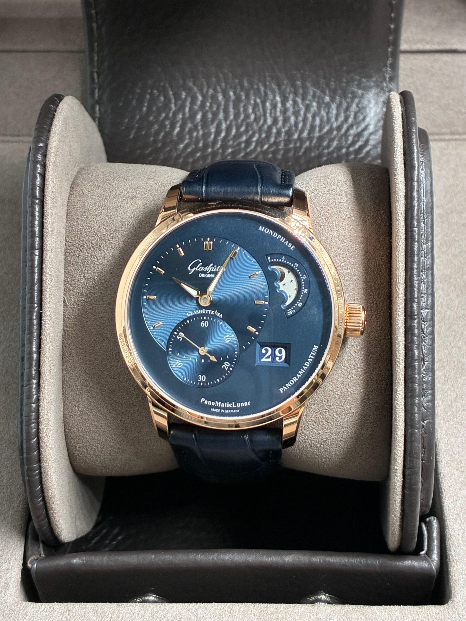 Glashütte Original Panomaticlunar Blue 1-90-02-11-35-61