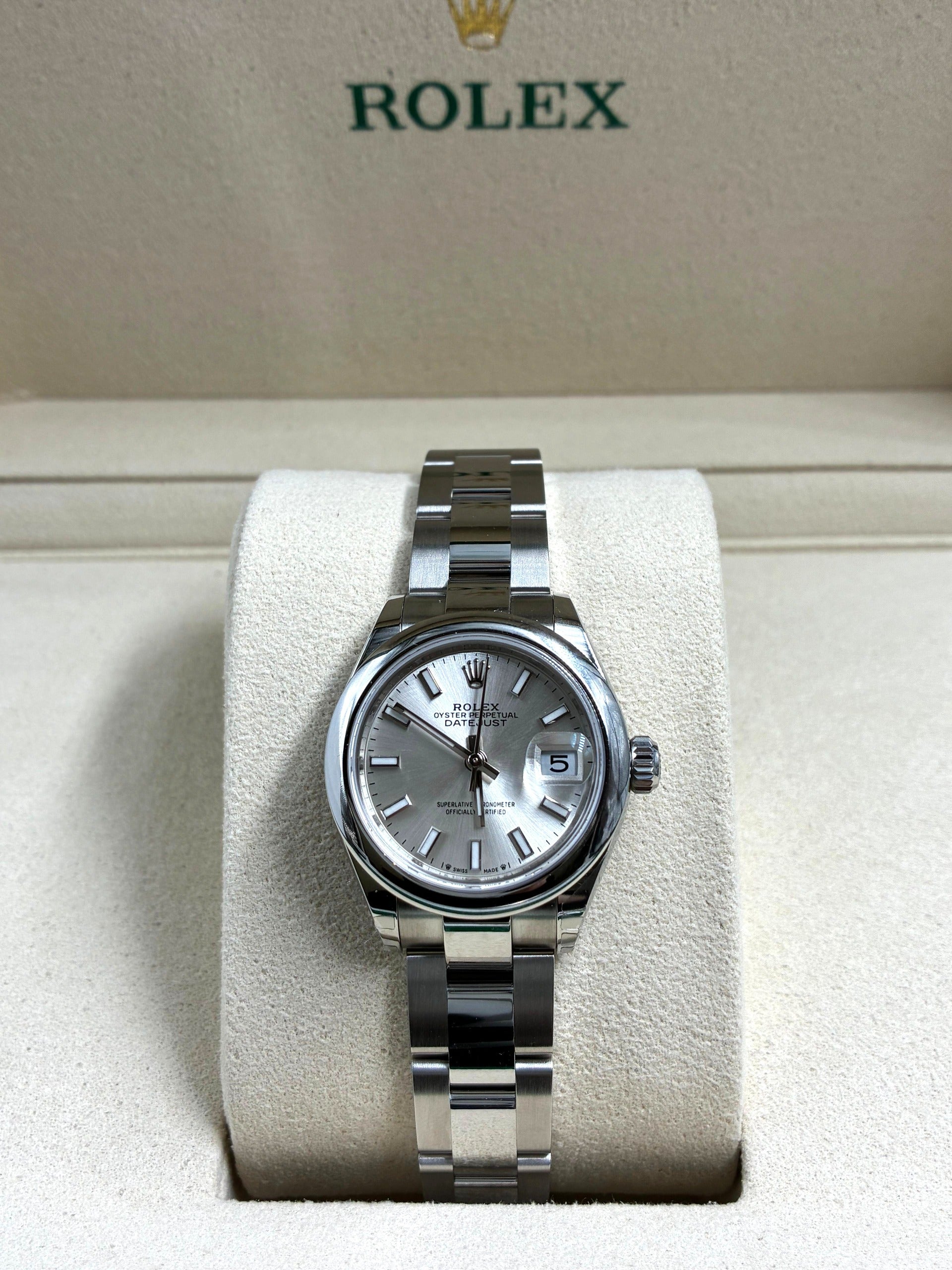 Rolex Lady-Datejust 279160 SILVER INDEX OYS