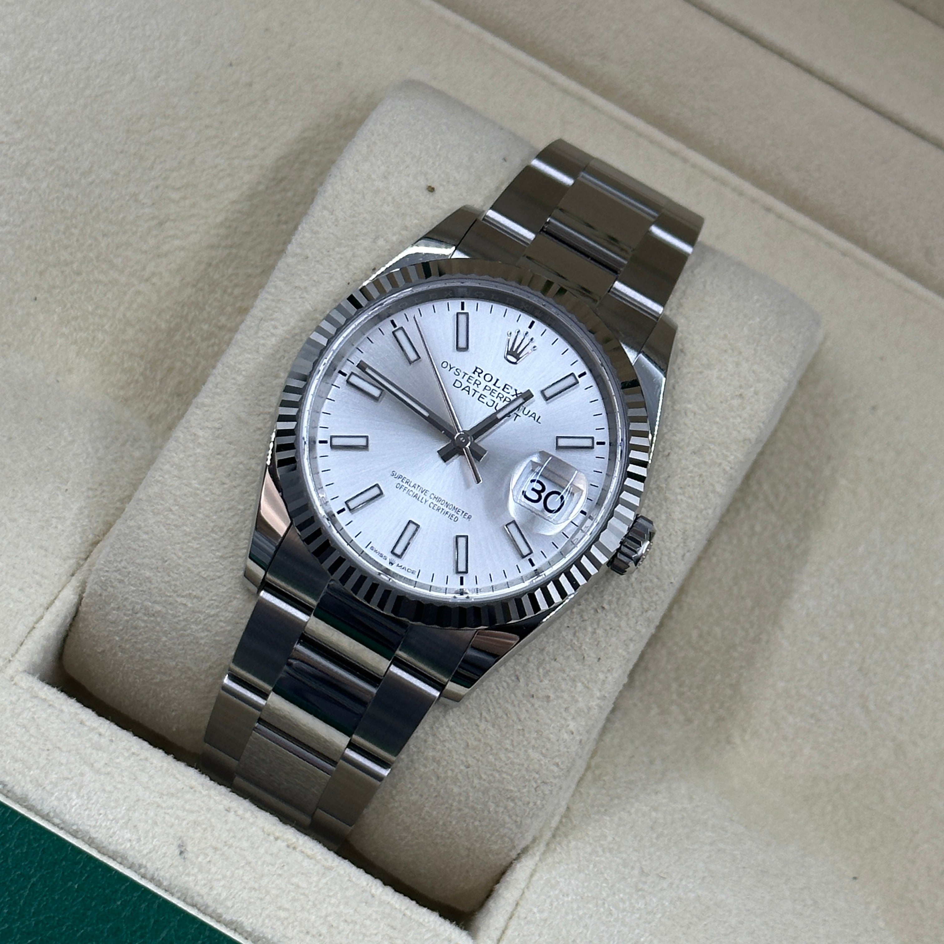 Rolex Datejust 36 126234 Silver Index Oyster 2026 – EW Watches