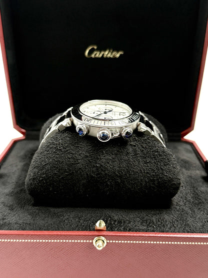 Cartier Pasha Chronograph Watch 41mm WSPA0018