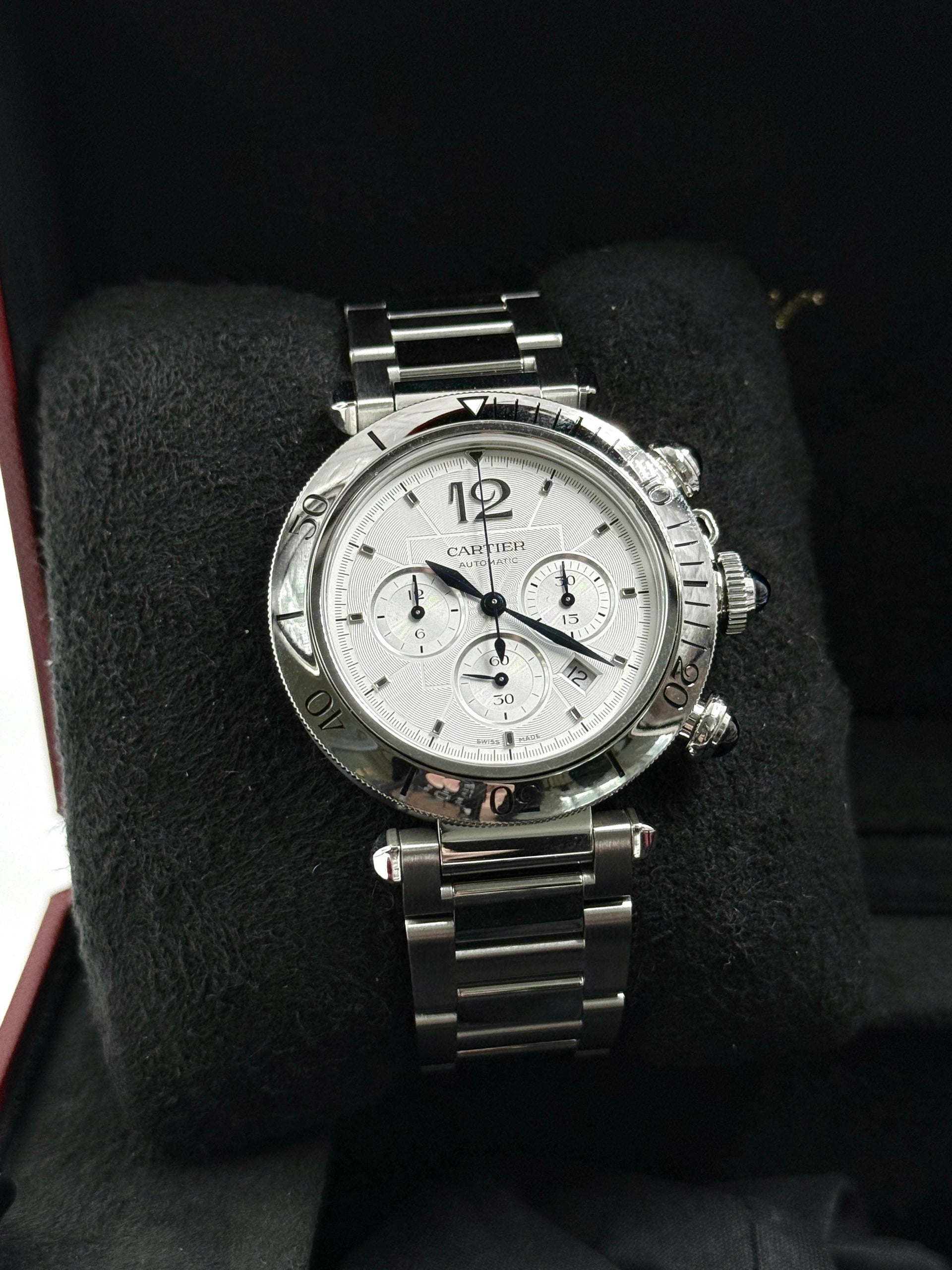 Cartier Pasha Chronograph Watch 41mm WSPA0018
