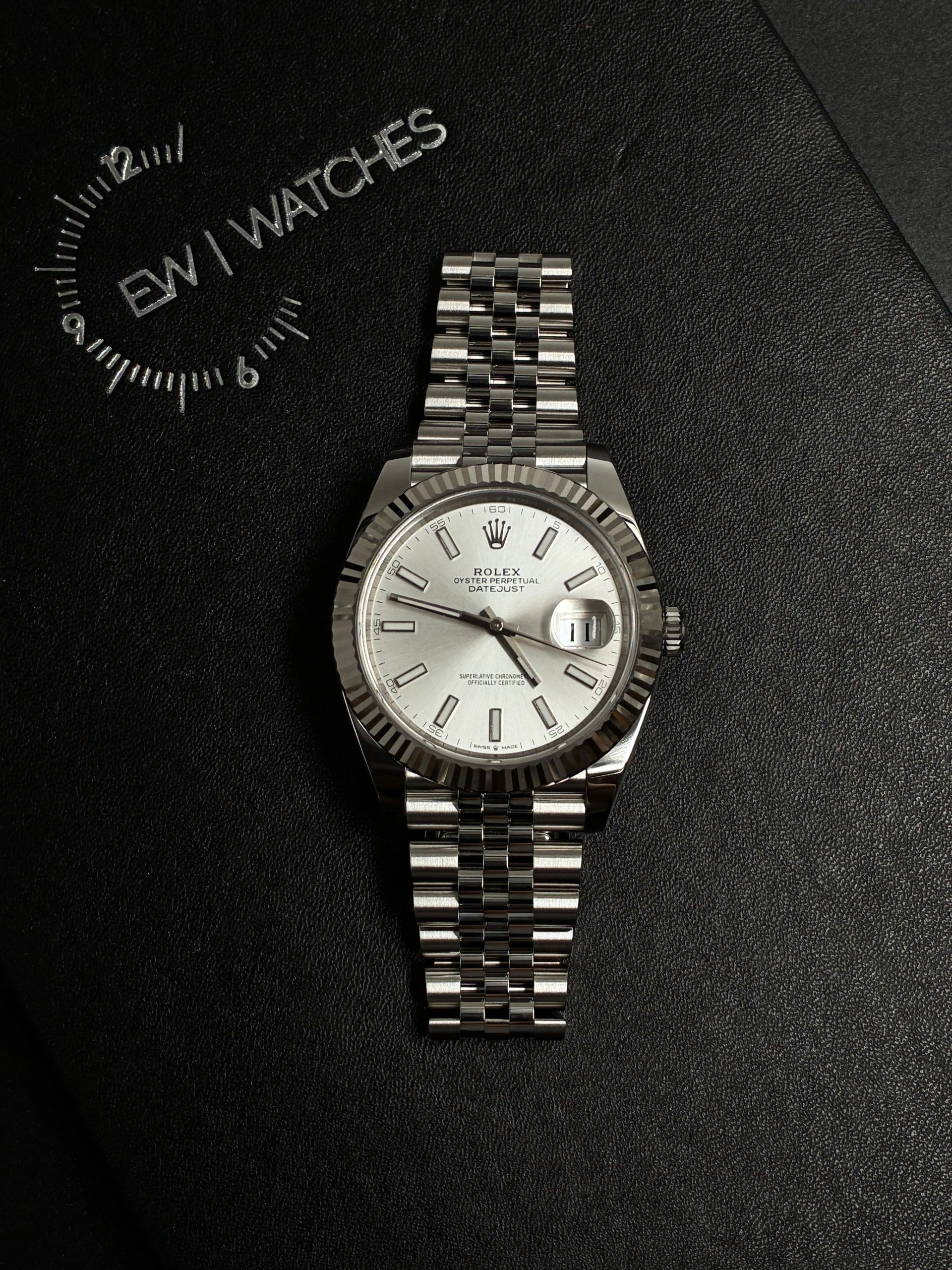 Rolex Datejust 41 126334 Silver Index Jubilee 2025