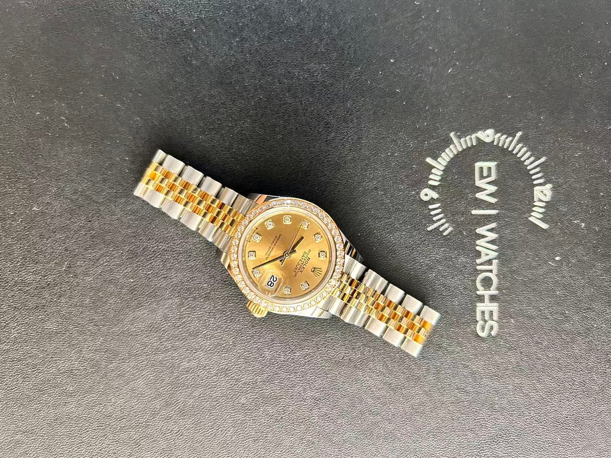 Rolex Lady-Datejust 28 m279383RBR-0011 G Champagne Jubilee 2026