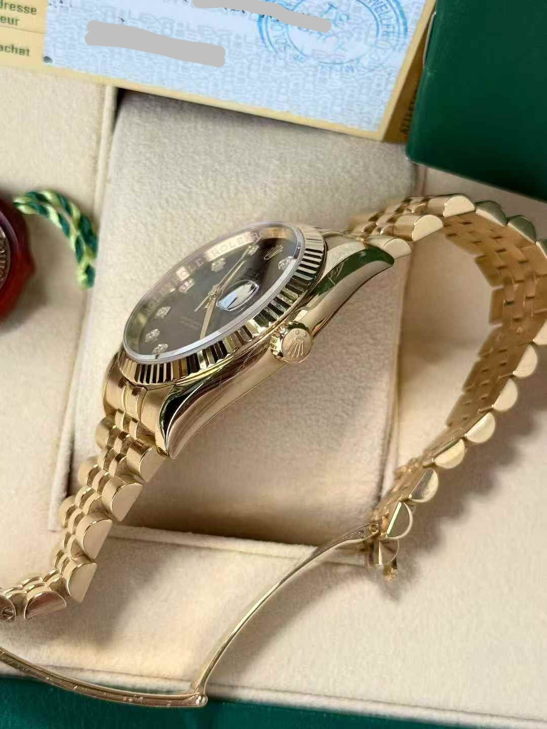 ROLEX 116238 black diamond  jubilee 22links