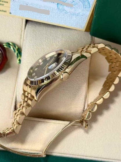 ROLEX 116238 black diamond  jubilee 22links