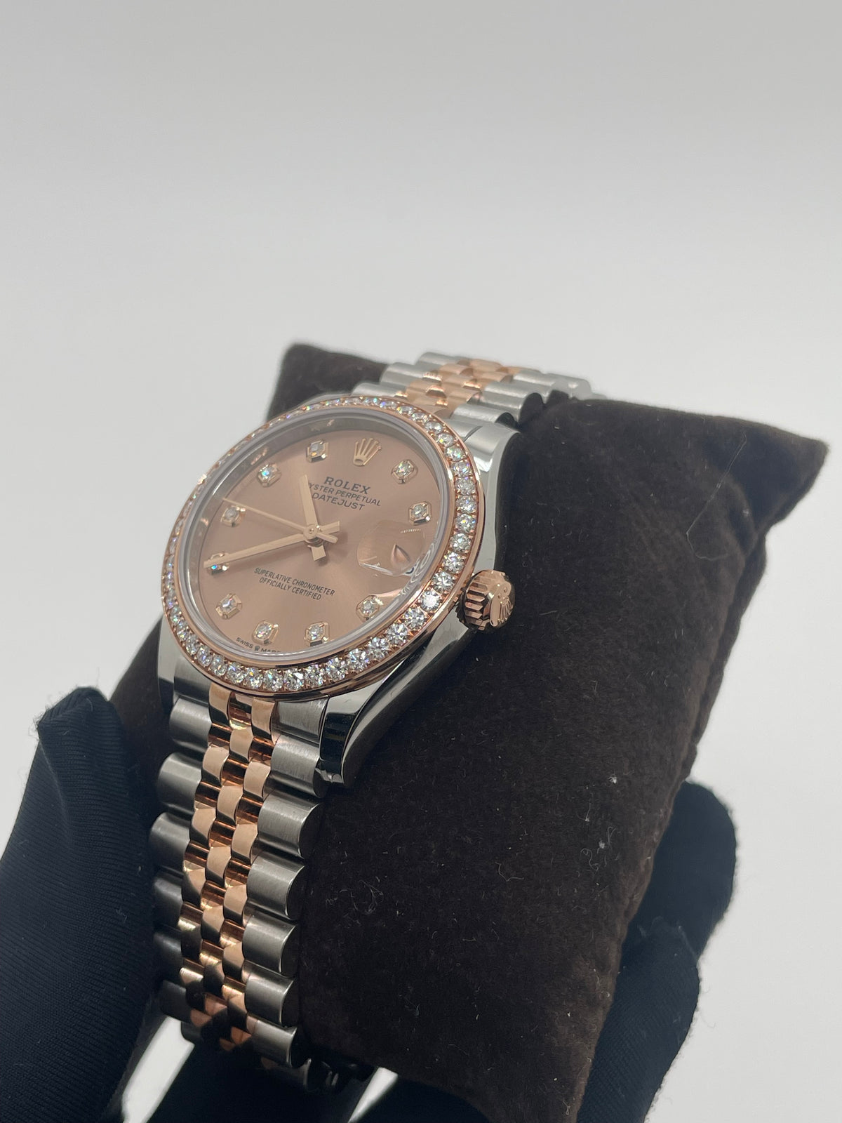 Rolex Datejust 31 278381RBR Pink Index Jubilee