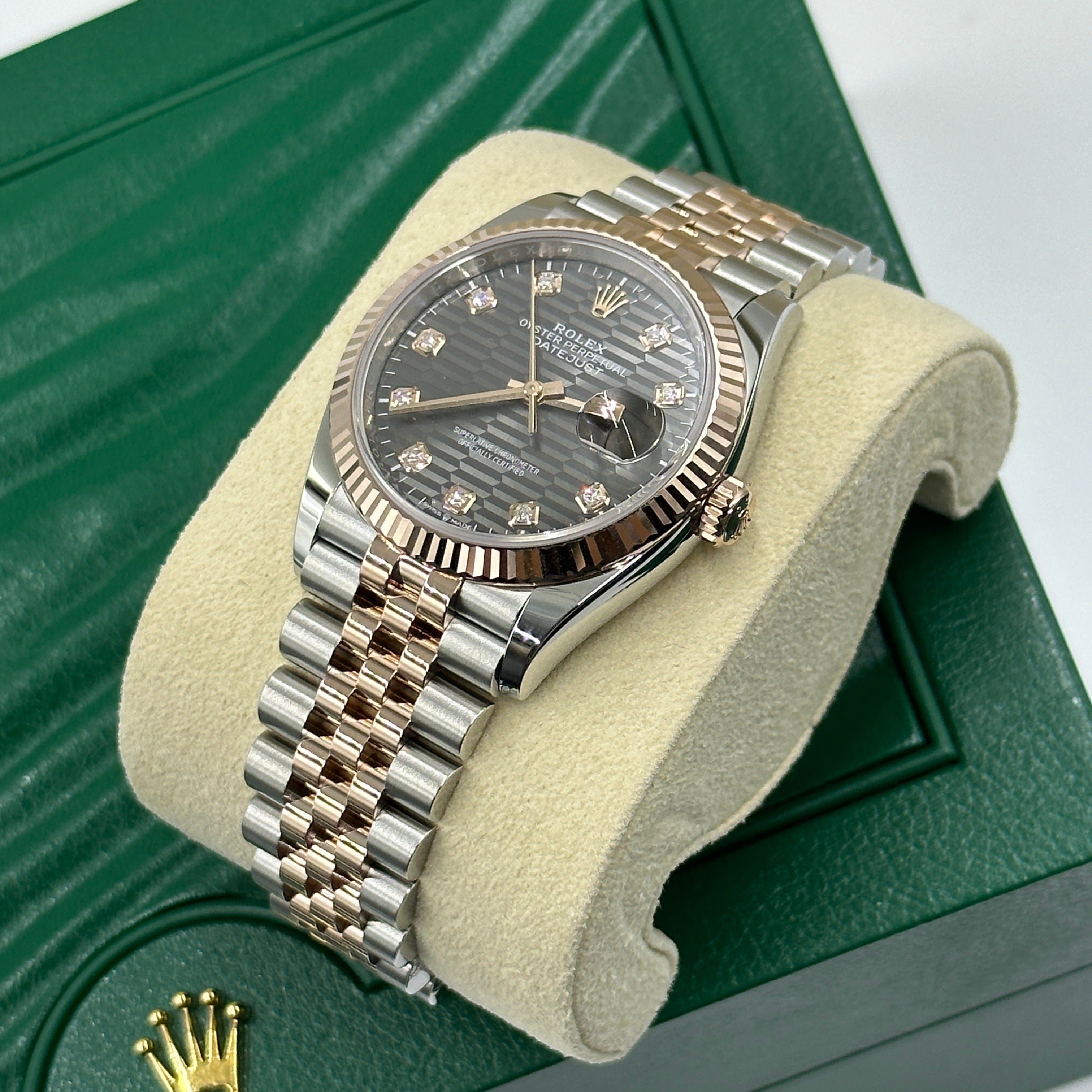Rolex Datejust 36 126231G Grey Fluted Jubilee 2024