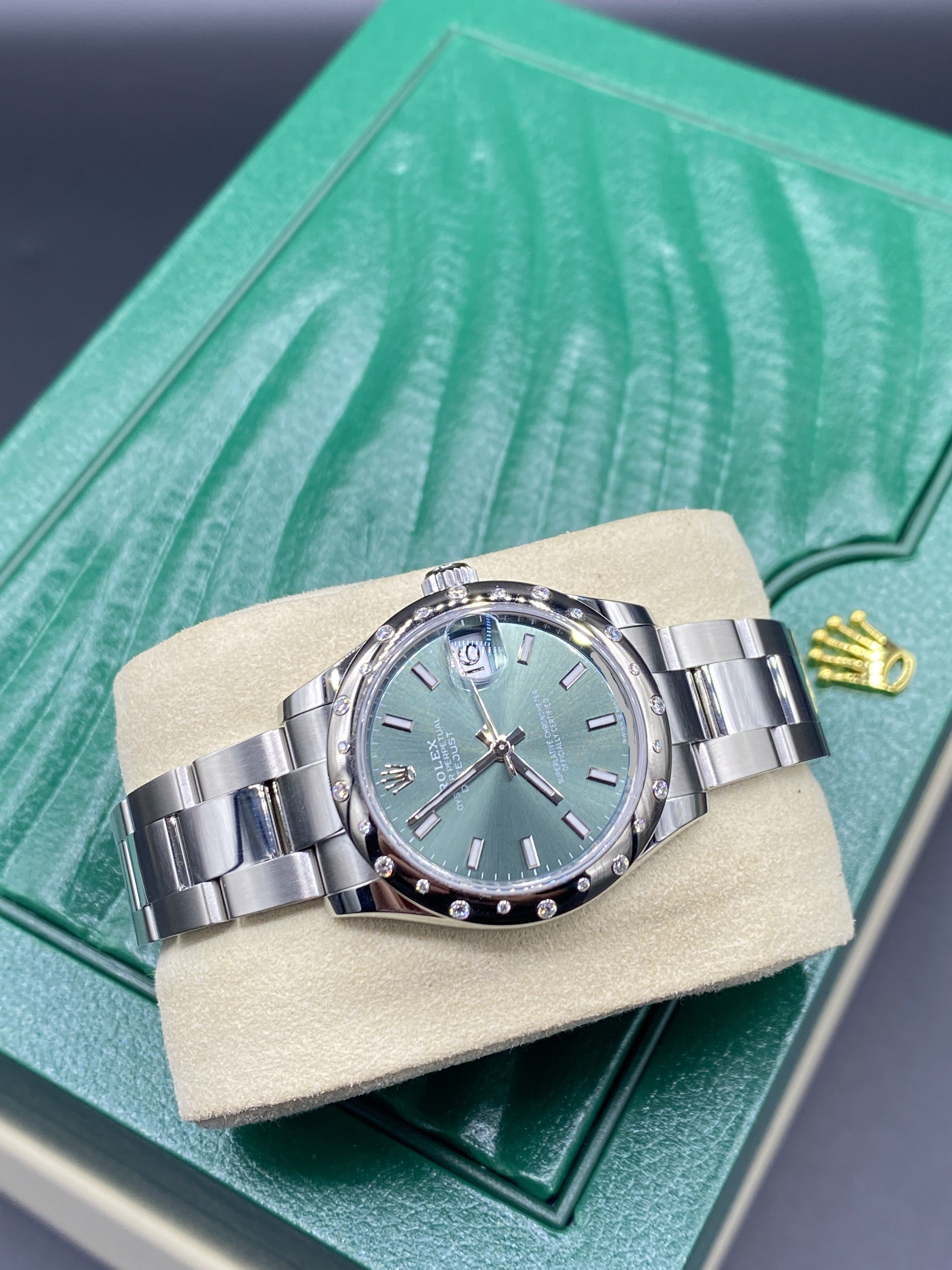 Rolex Datejust 31 278344RBR Green Index Oyster 2024