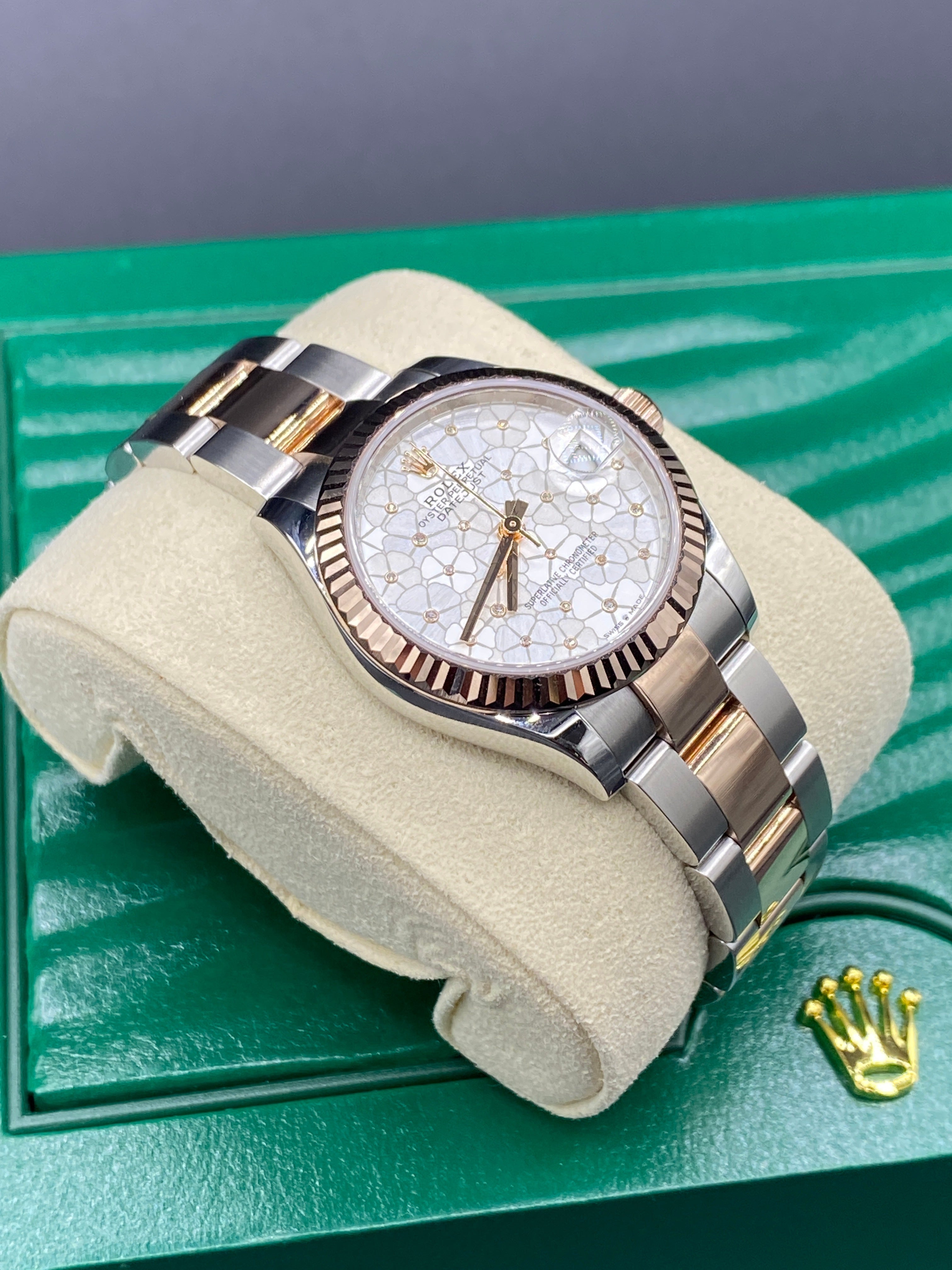 Rolex Datejust 31 278271 Silver Floral Oyster 2024