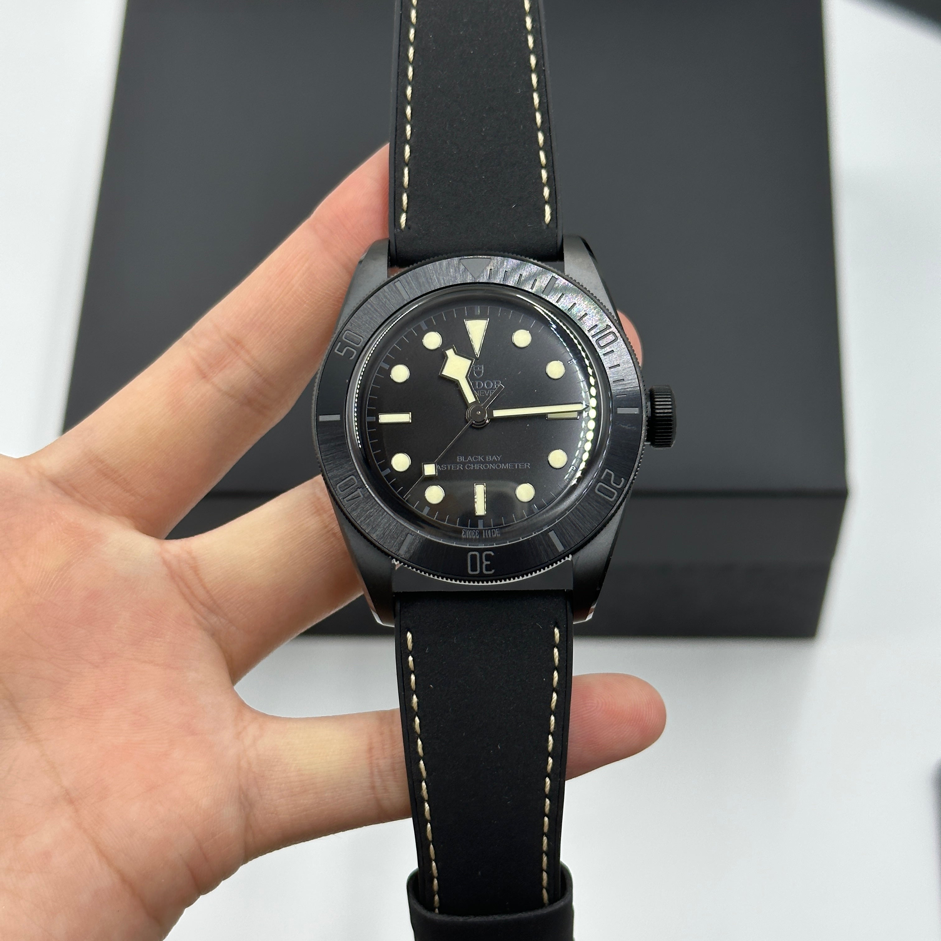 Tudor Black Bay Ceramic 41mm 79210Cnu-0001 Black Leather 2023