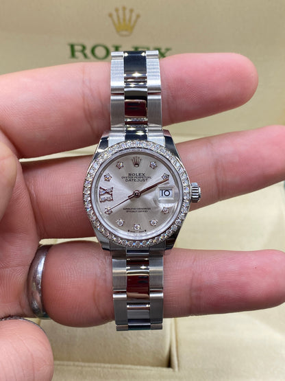Rolex Lady-Datejust 279384G Silver Star Oyster 2024