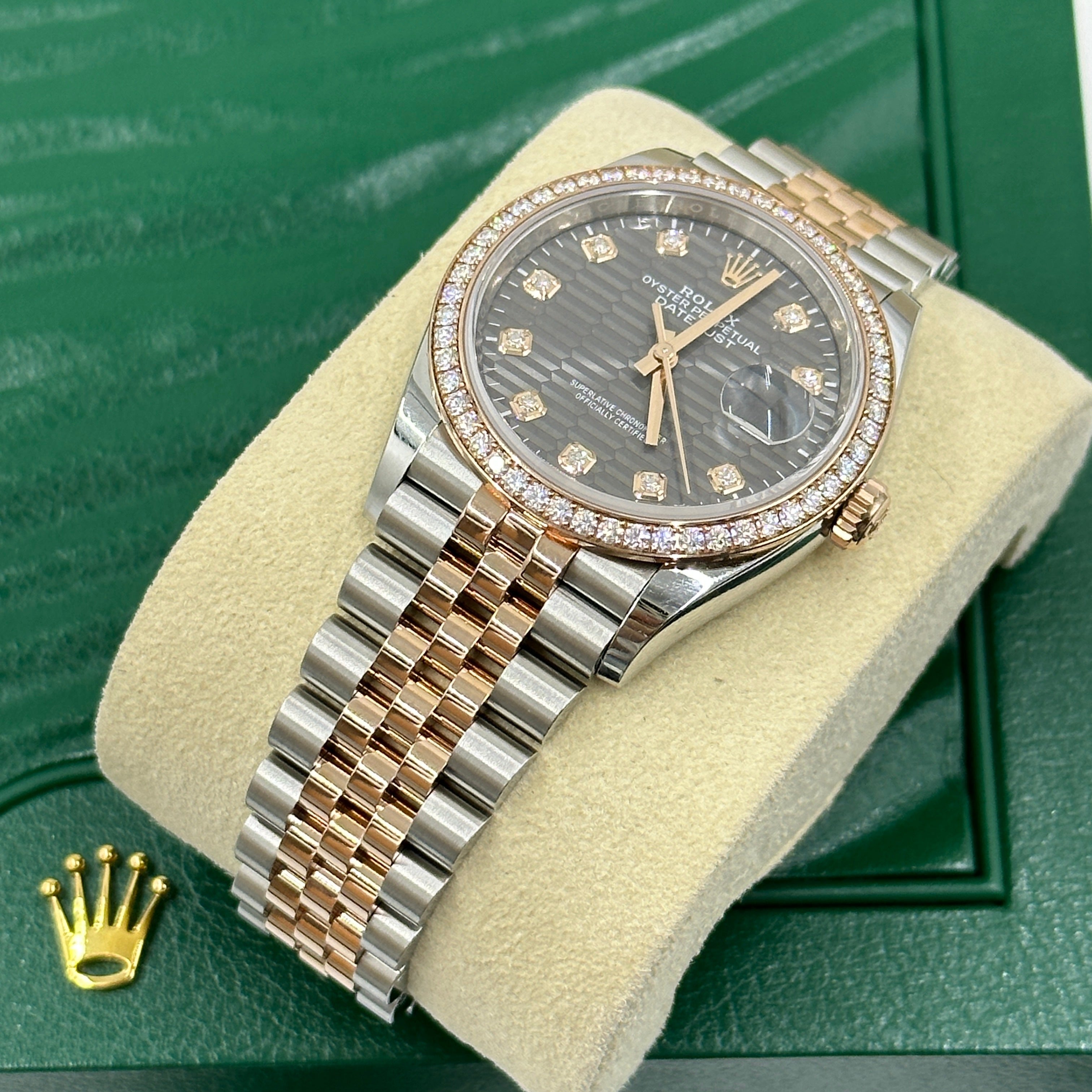 Rolex Datejust 36 126281RBR G Grey Fluted Jubilee 2024